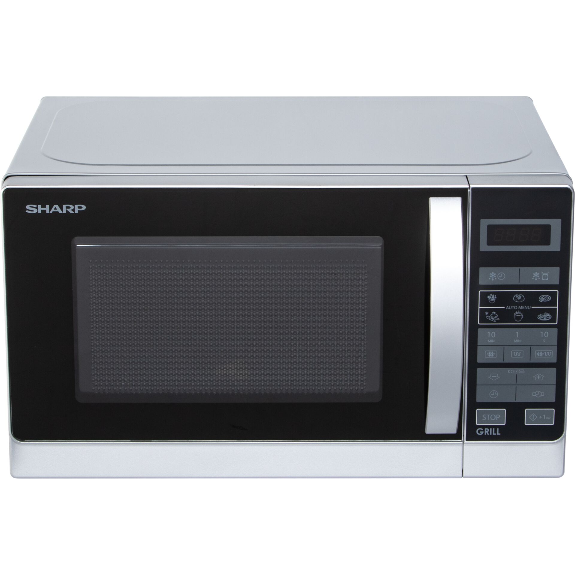 Mikrowelle, Küchengerät, Schwarz, Digitaldisplay, Grillfunktion