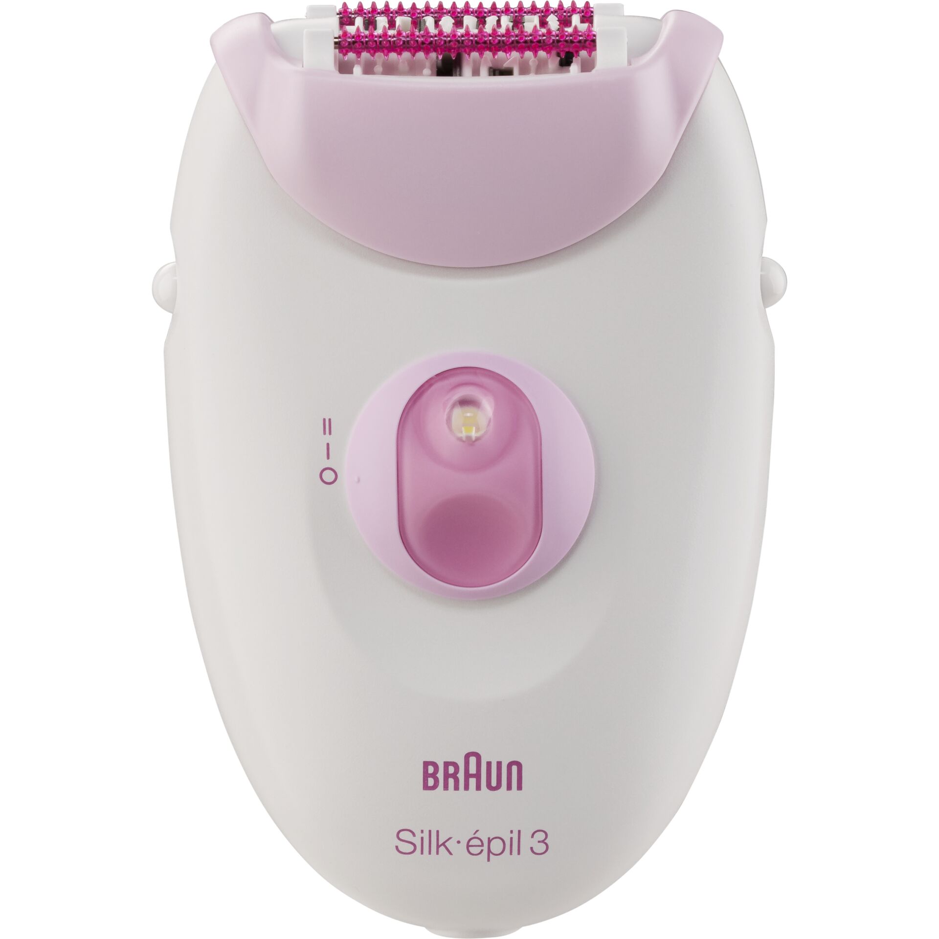 Epilierset, Elektrischer Epilierer, Braun Silk-épil 3, Haarentfernung, rosé-weiß