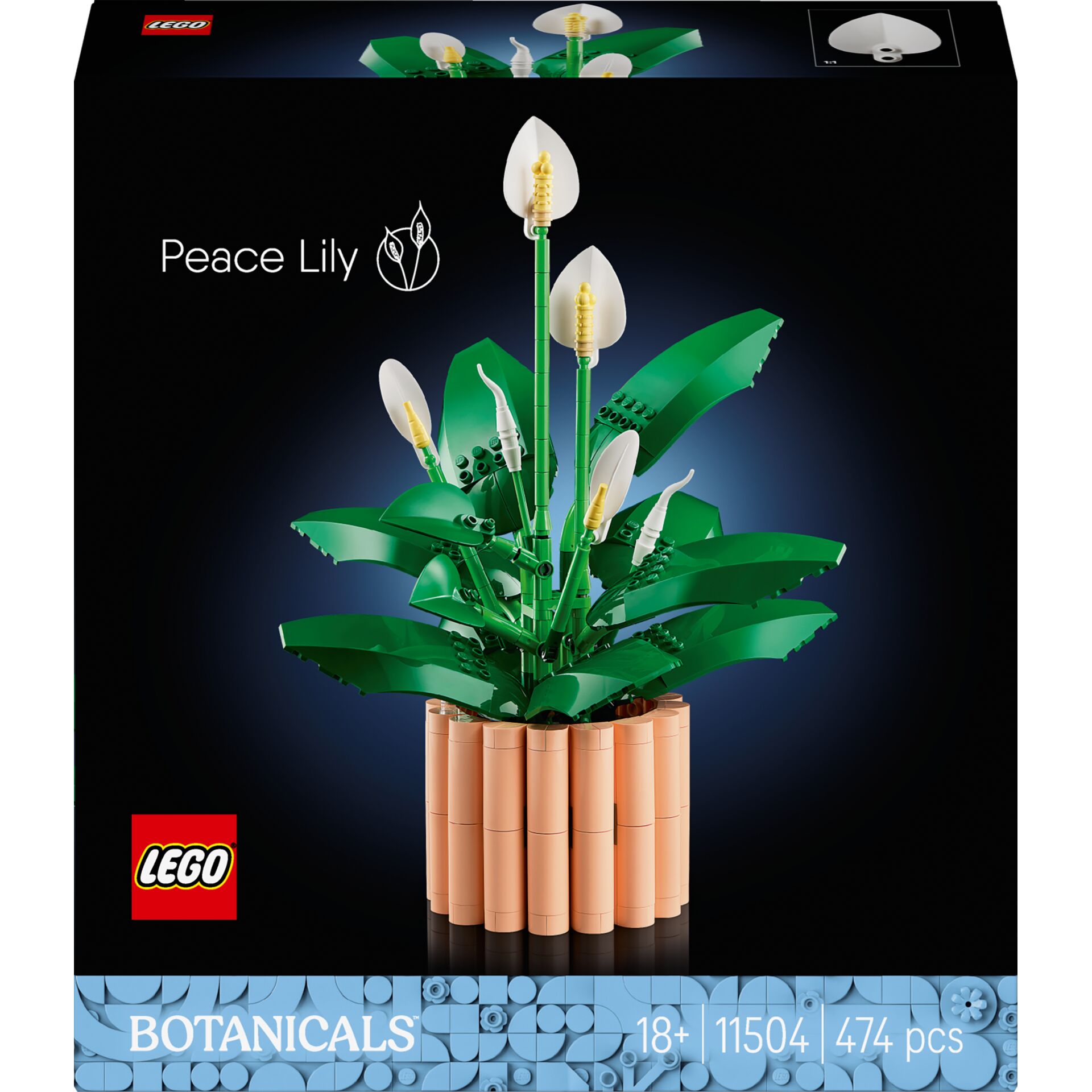 Botanicals, Lily, Plant, LEGO, Peach color