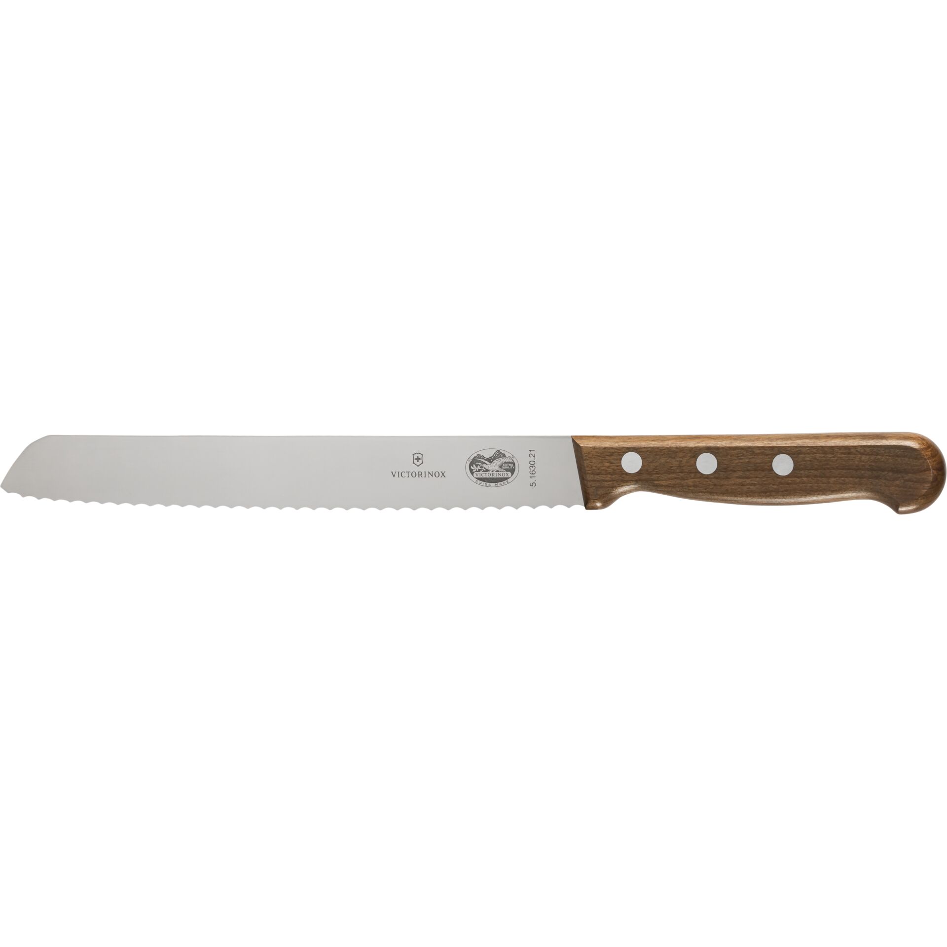 Steakmesser, Küchenmesser, Holzgriff, Stahlklinge, Zackenklinge