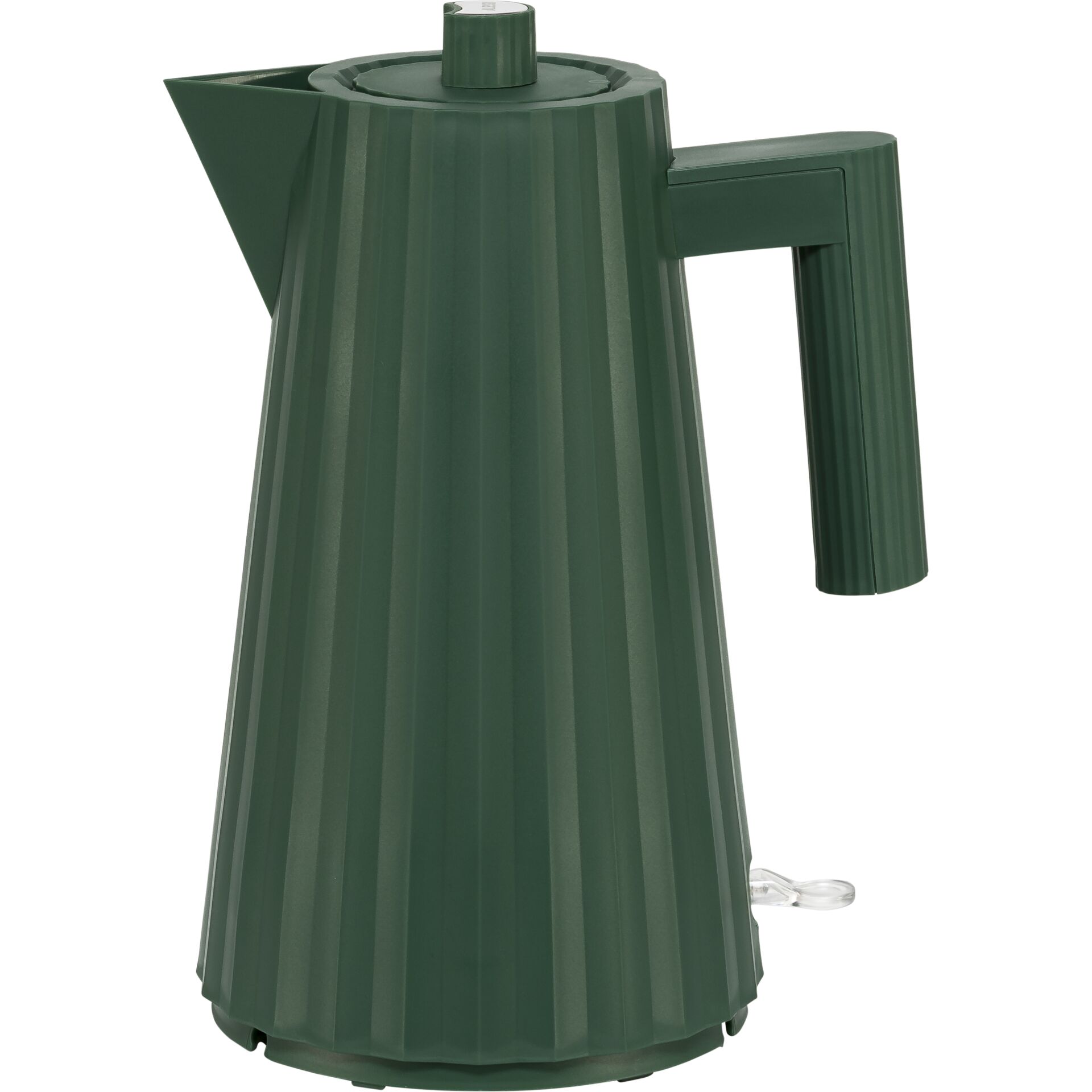 Kaffeemaschine, Kaffeekanne, grün, fassförmig, großer griff