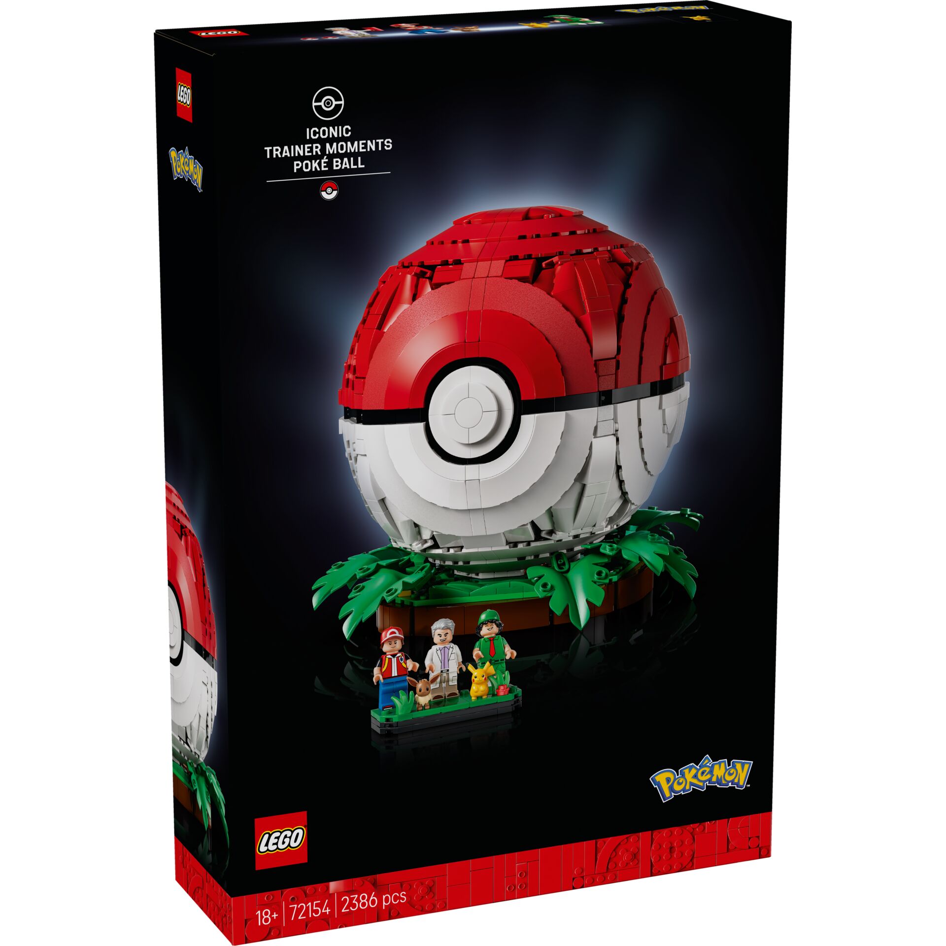 Poké Ball, LEGO, Pokémon, Mini figure, Set with tree