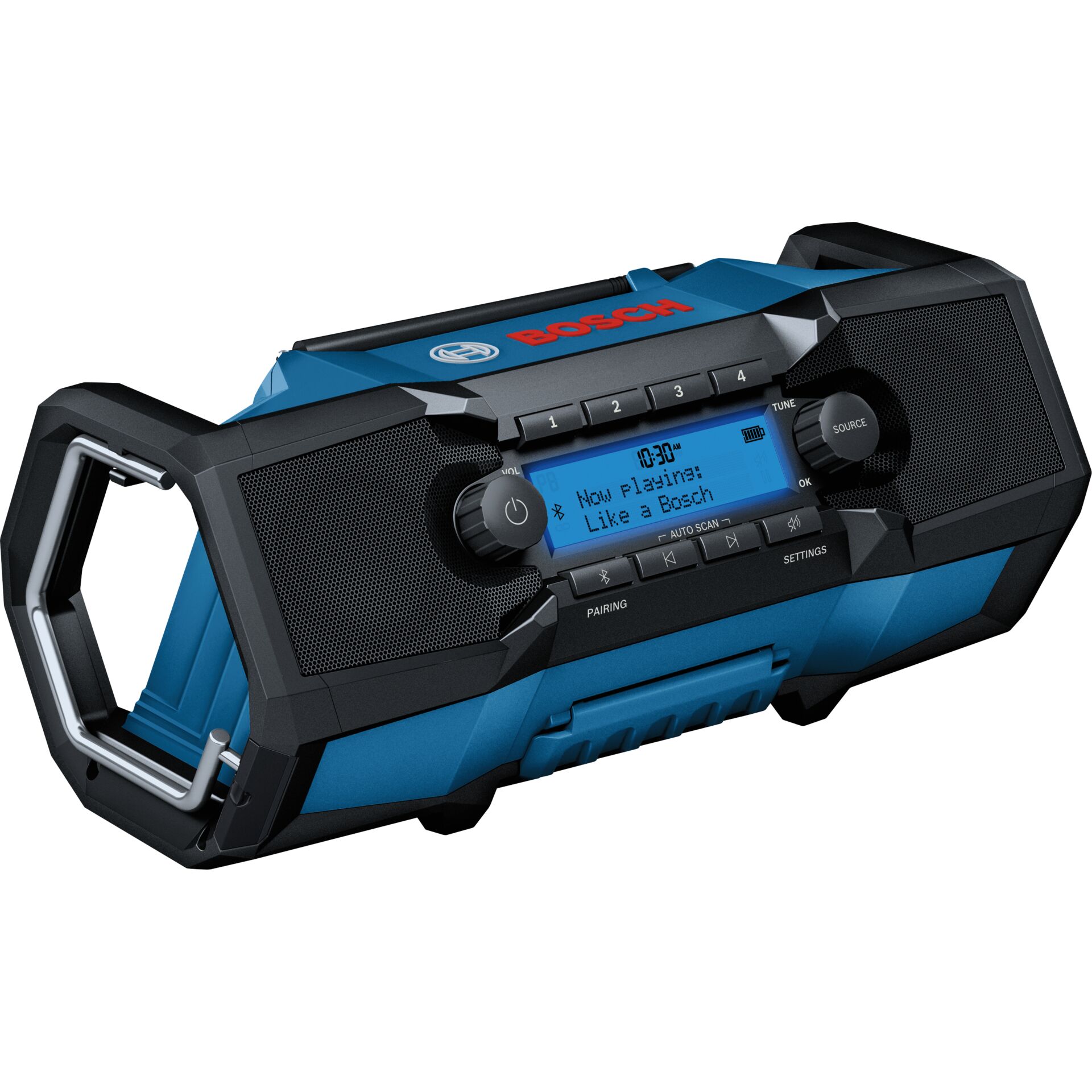 Bluetooth, Lautsprecher, Tragbar, Radio, Blau