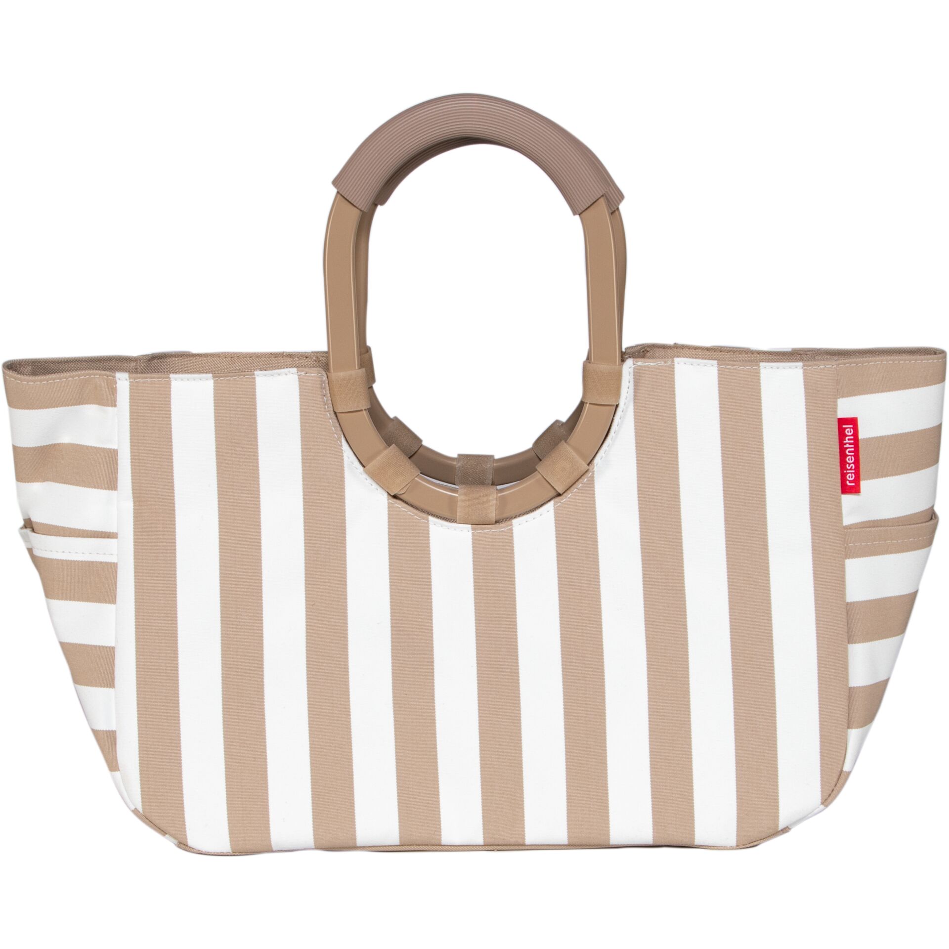 Tasche, Strandtasche, Streifen, Beige, Henkeltasche