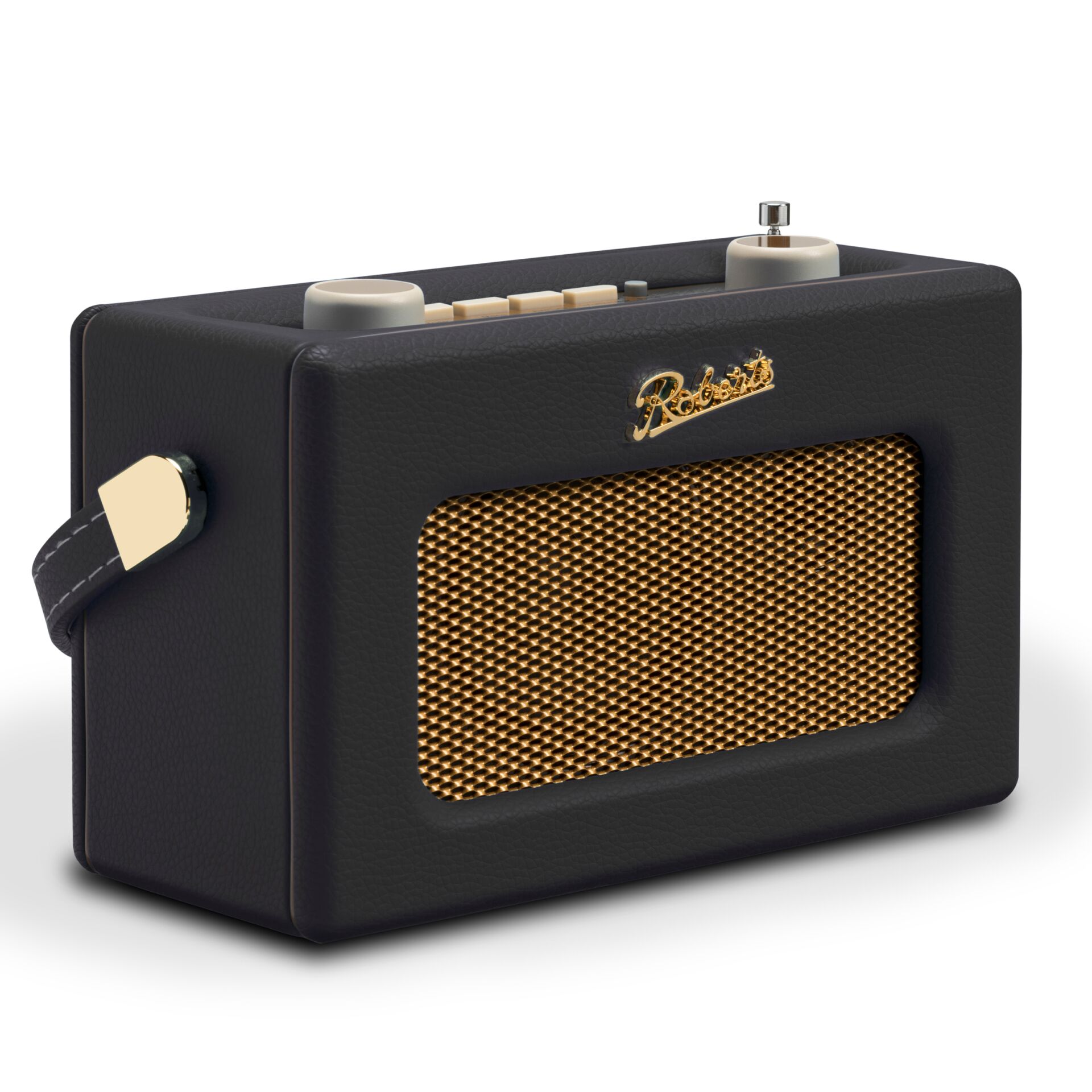 radio, sprecher, bluetooth, goldenen grille, lederoptik
