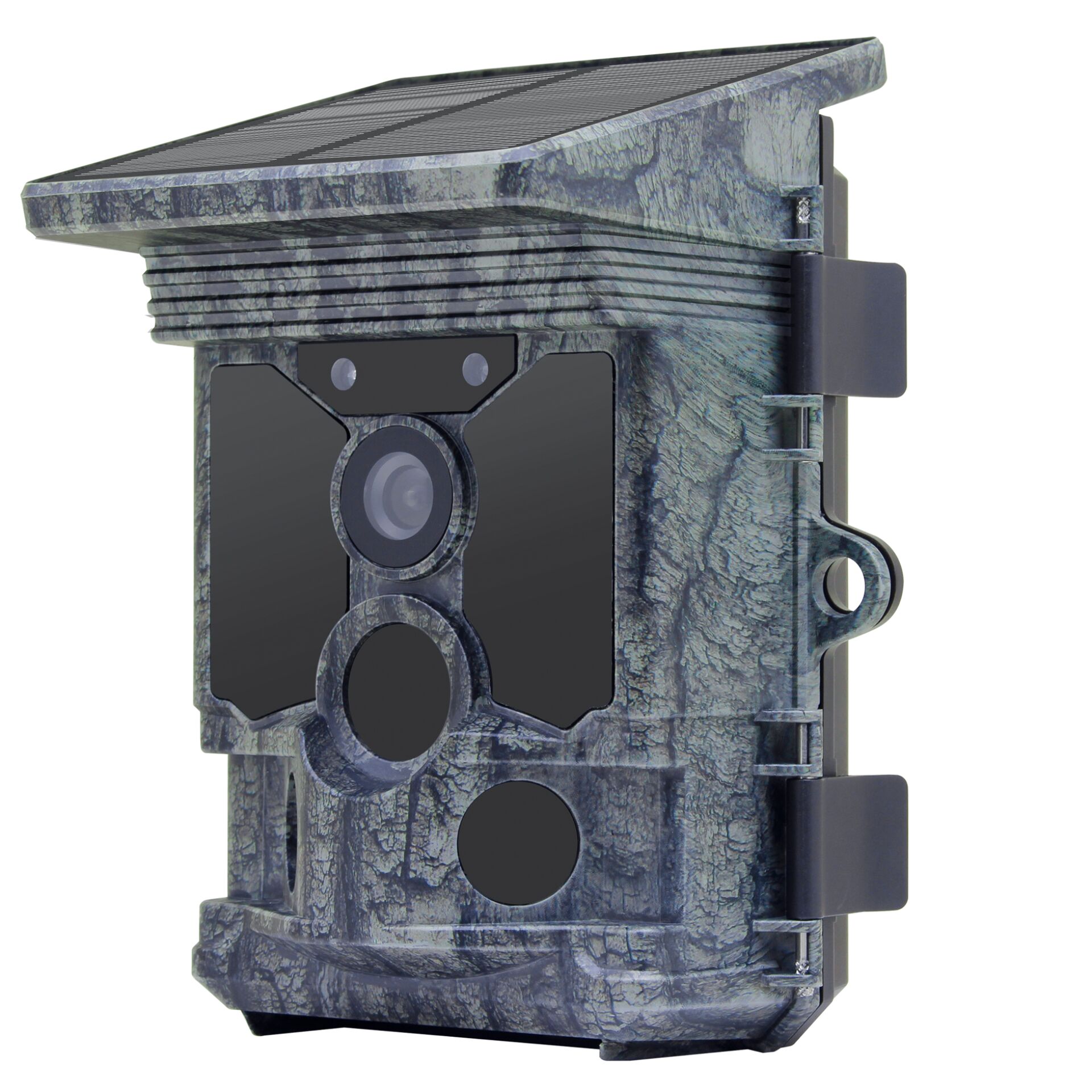 Kamera, Wildkamera, Trailkamera, Camo-Muster, Lichtschatten