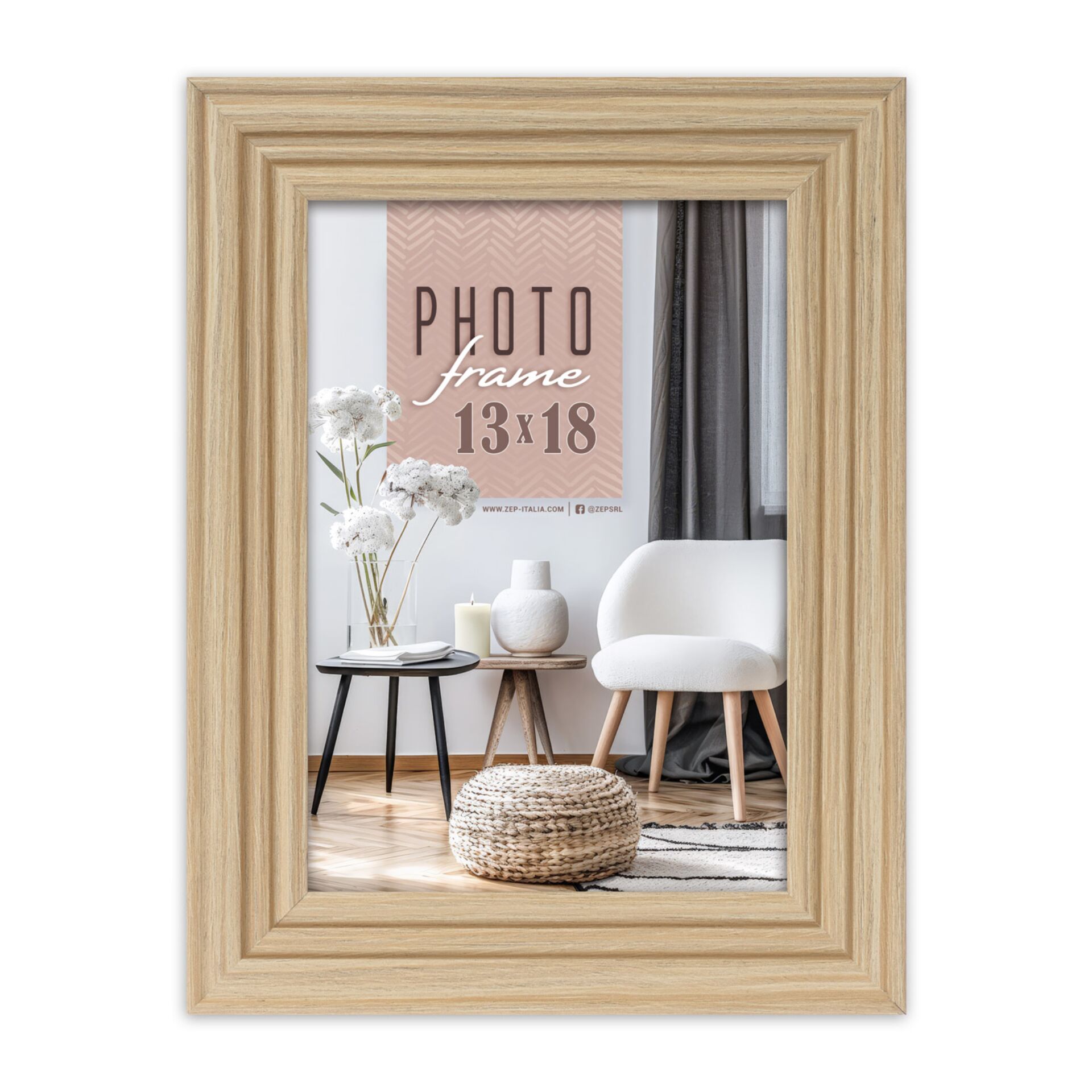 Bilderrahmen, Holzrahmen, FotoRahmen, 13x18 cm, Wohnzimmer Deko
