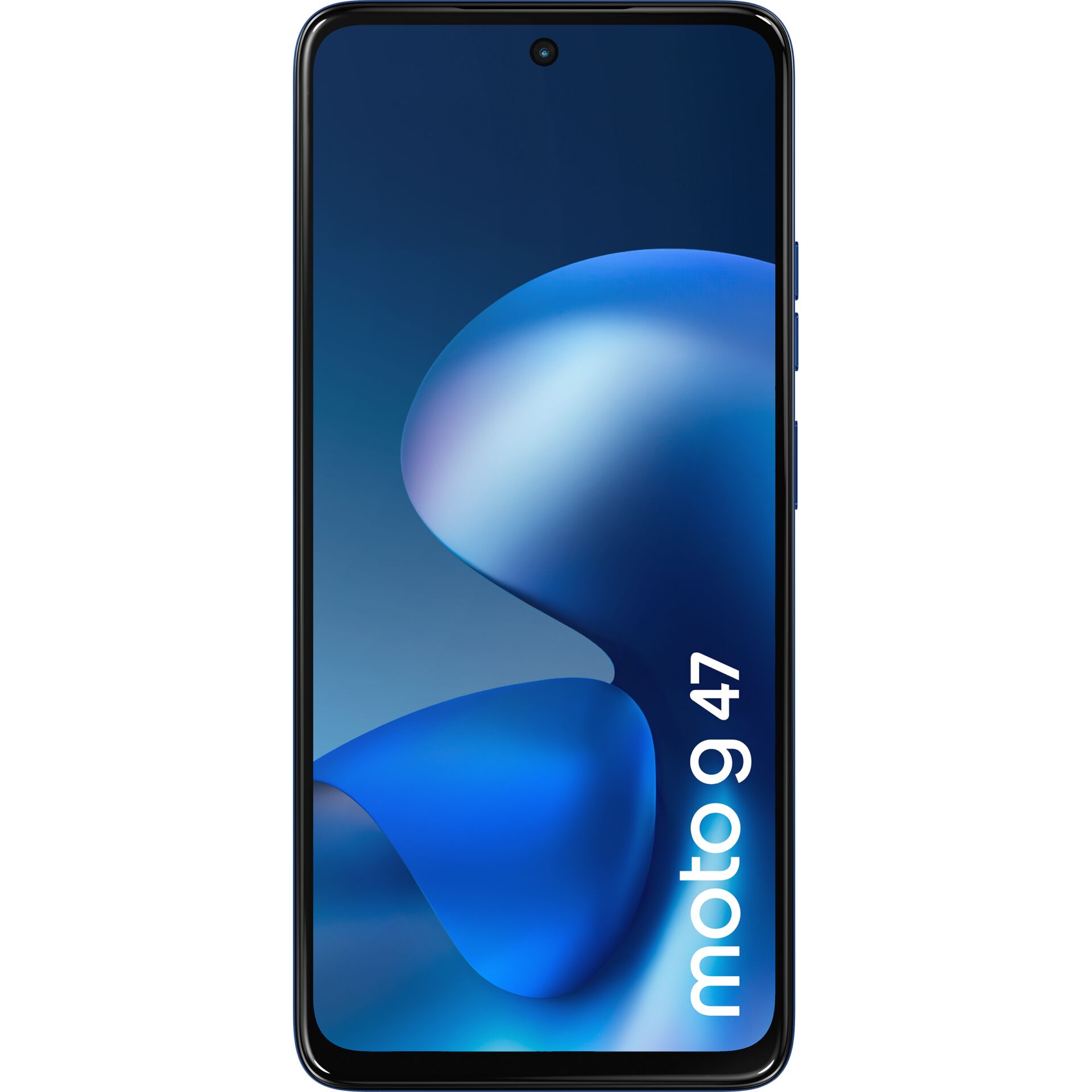 smartphone, blau, bildschirm, keine notch, mobiltelefon