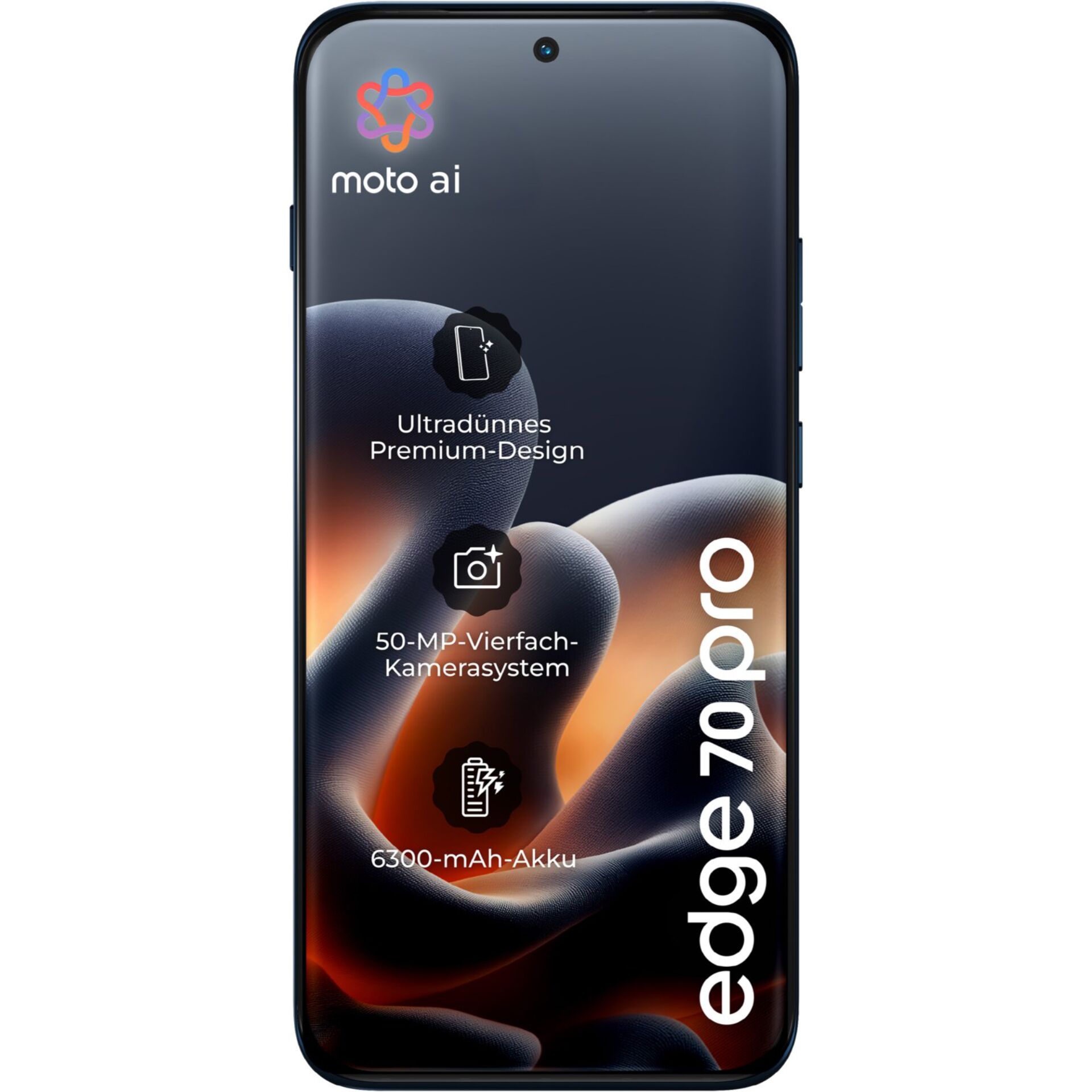 Smartphone, 50MP Kamera, Ultradünnes Design, 6300 mAh, eingebauter Akku