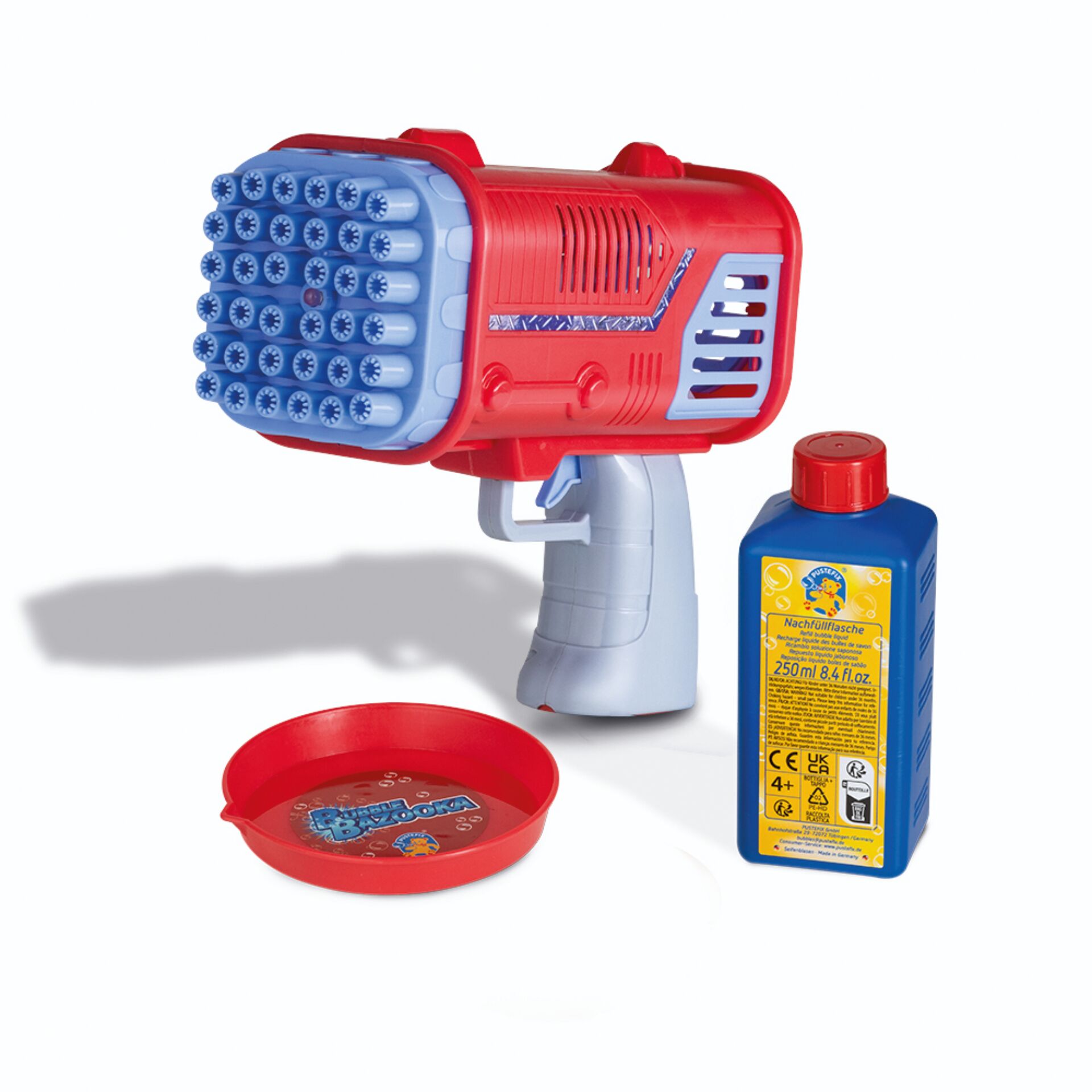 Wasserpistole, Badespielzeug, Blau, Rot, Nachfüllflasche