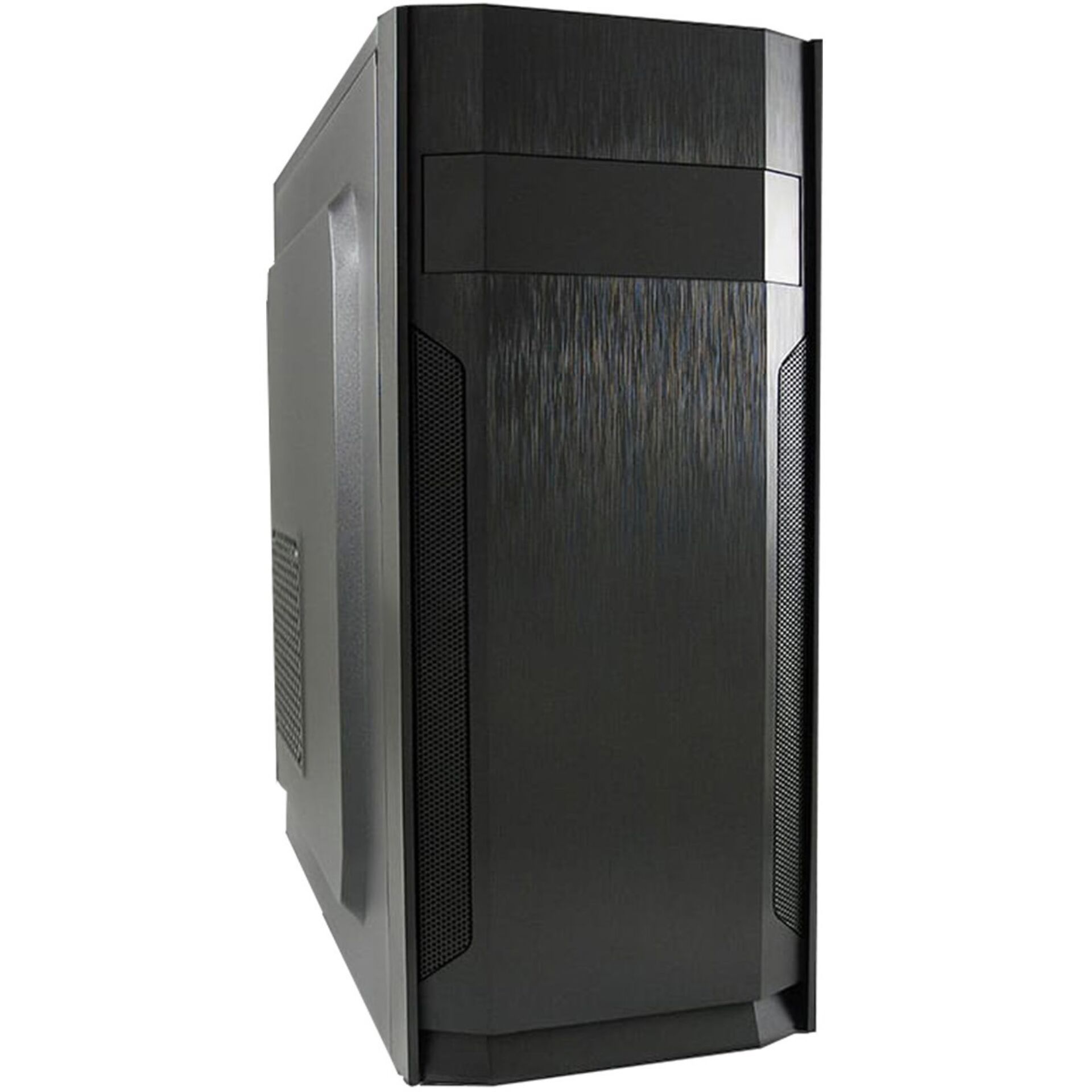 Turmgehäuse, Gehäuse für PC, Mid-Tower, schwarz, Mesh-Seitenpanel