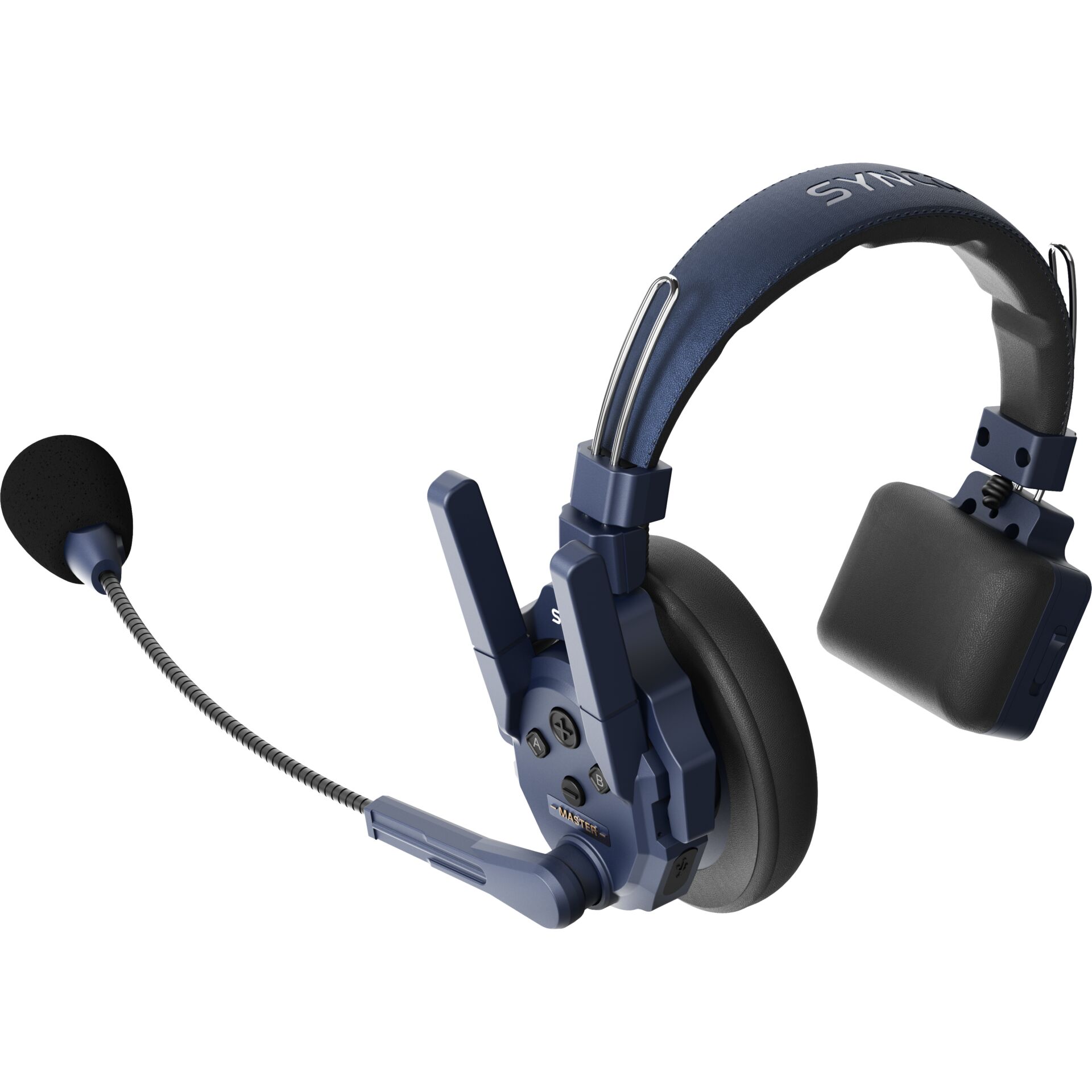 headset, gaming, over-ear, blau, Mikrofon