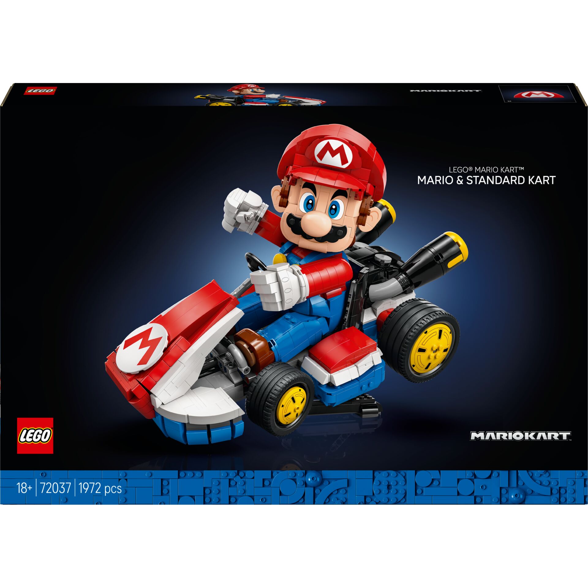 Lego, Mario Kart, Konstruktion, Rennwagen, Figur