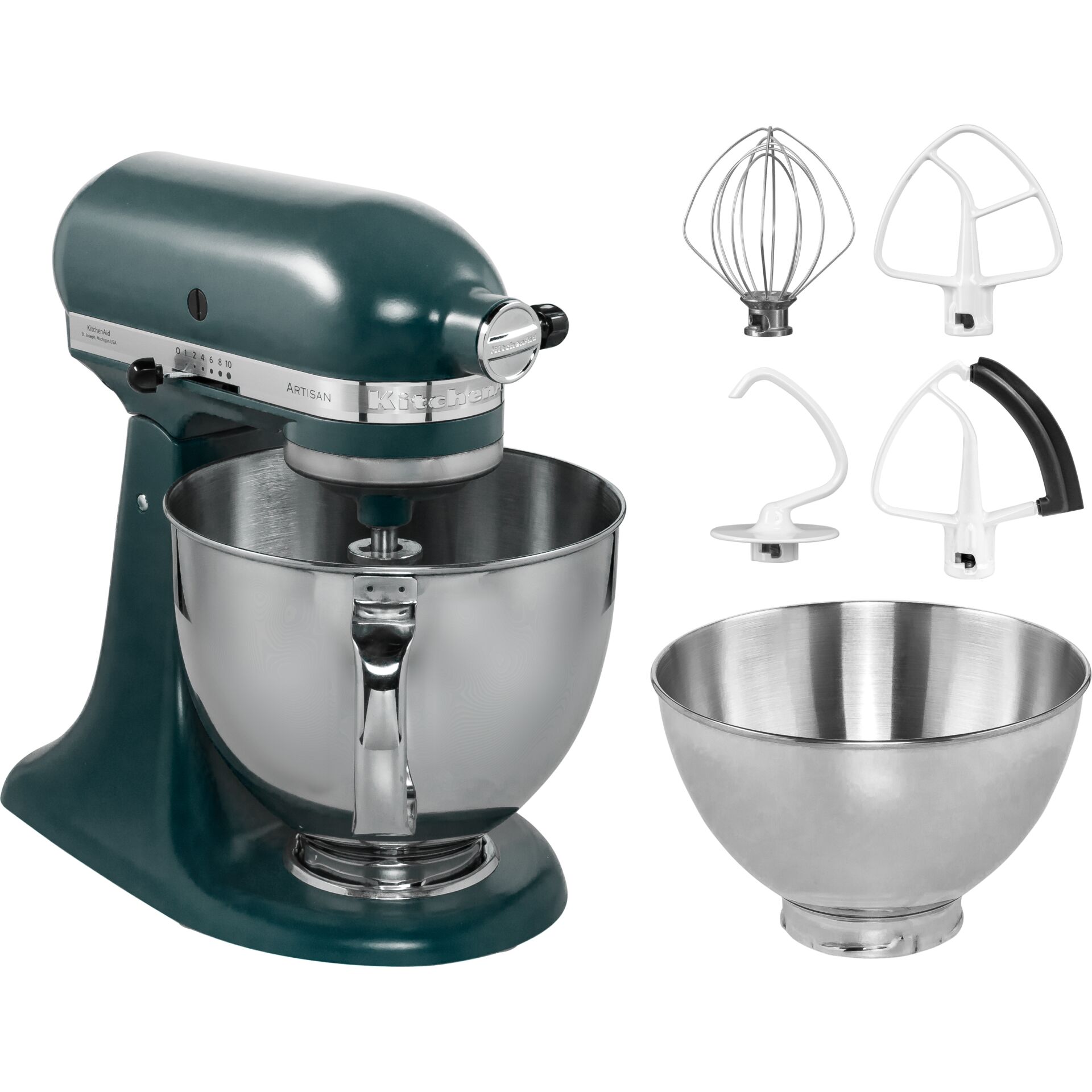Küchenmaschine, Standmixer, Mixer, Metallbehälter, Schüssel aus Edelstahl