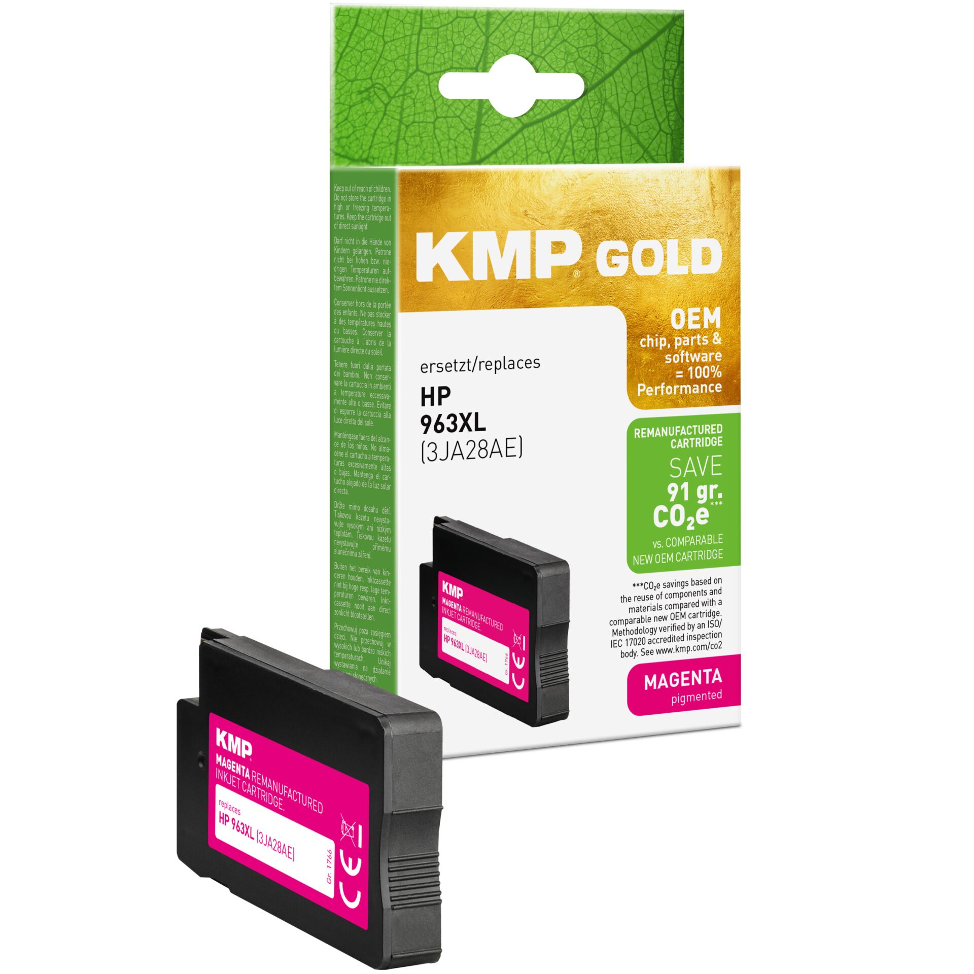 Adapter, Elektronik, Hardware, Tintenpatrone, HP 963XL, Magenta, Remanufactured, OEM-kompatibel