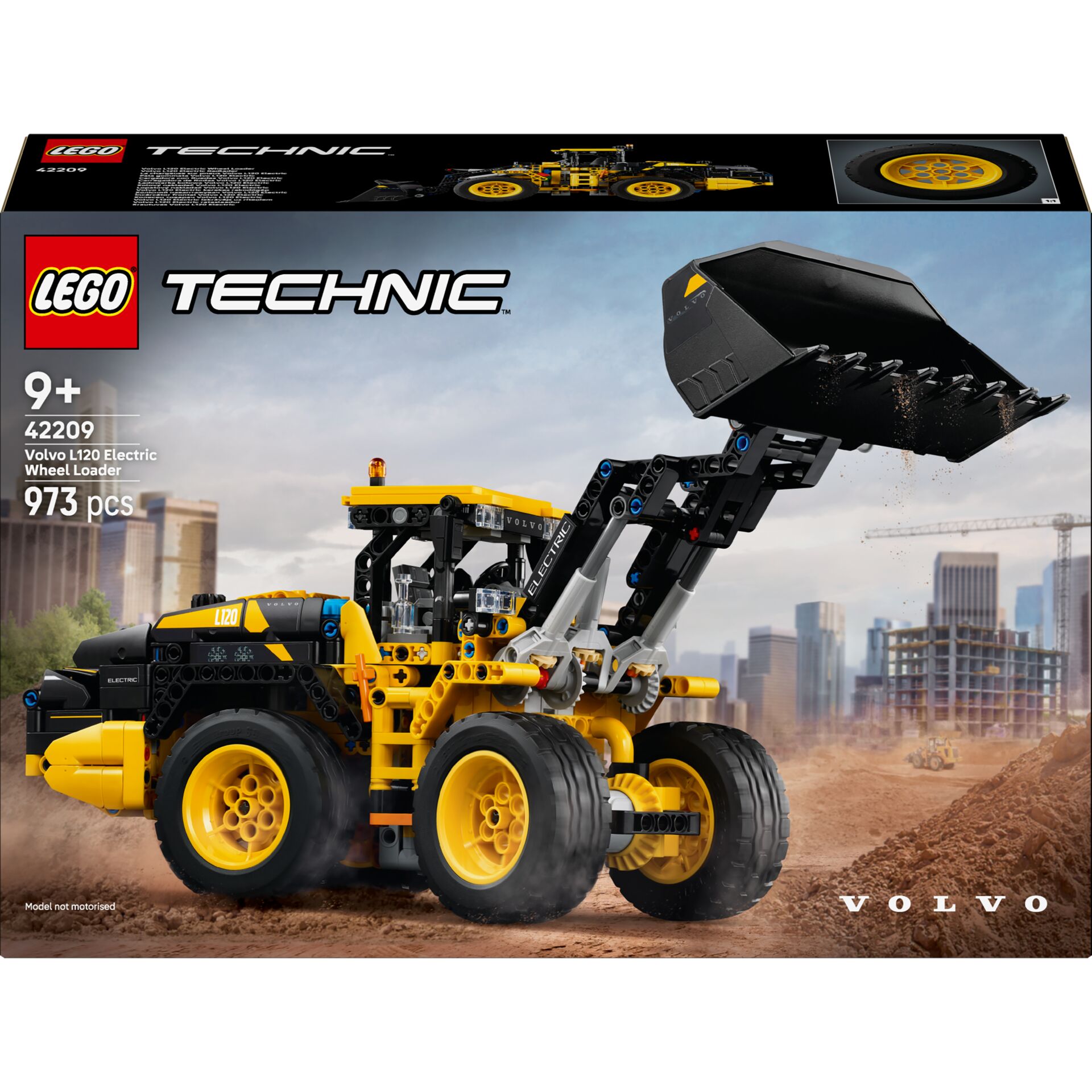 Baukasten, Kipper, Elektrisch, Schaufelbagger, Volvo L120