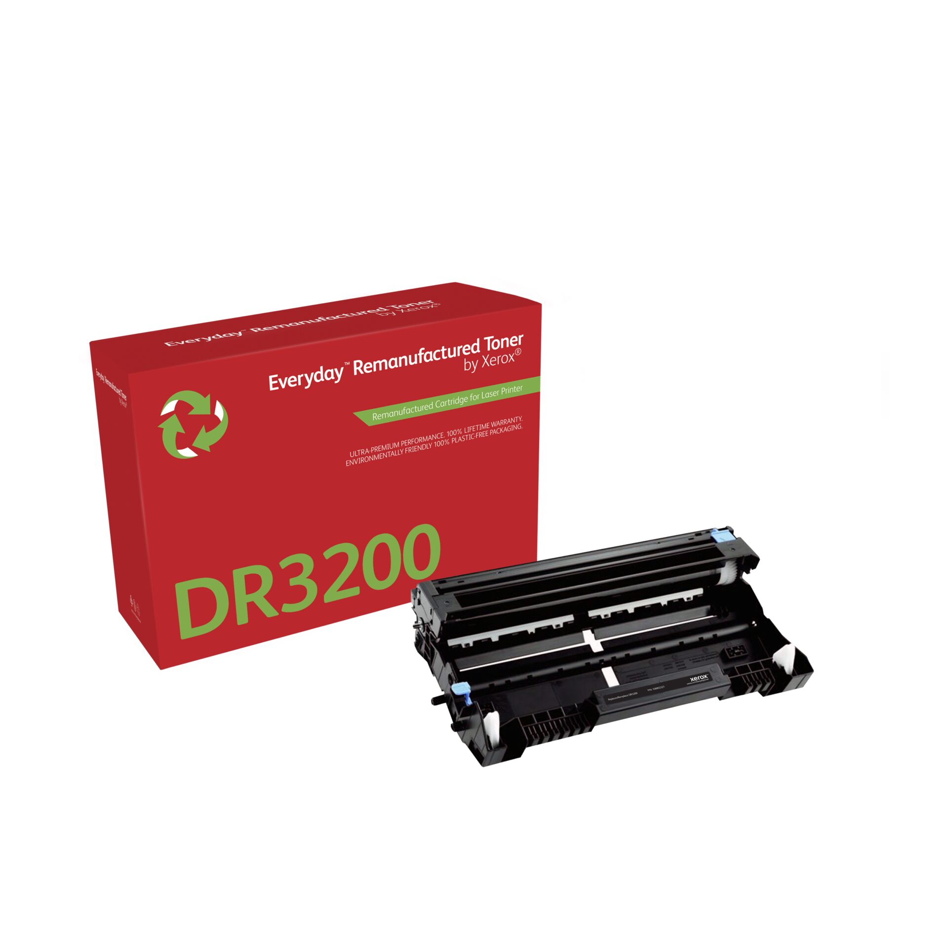 DR3200, Tonerpatrone, re-manufactured, Laserdrucker, Cyan/Schwarz Patrone