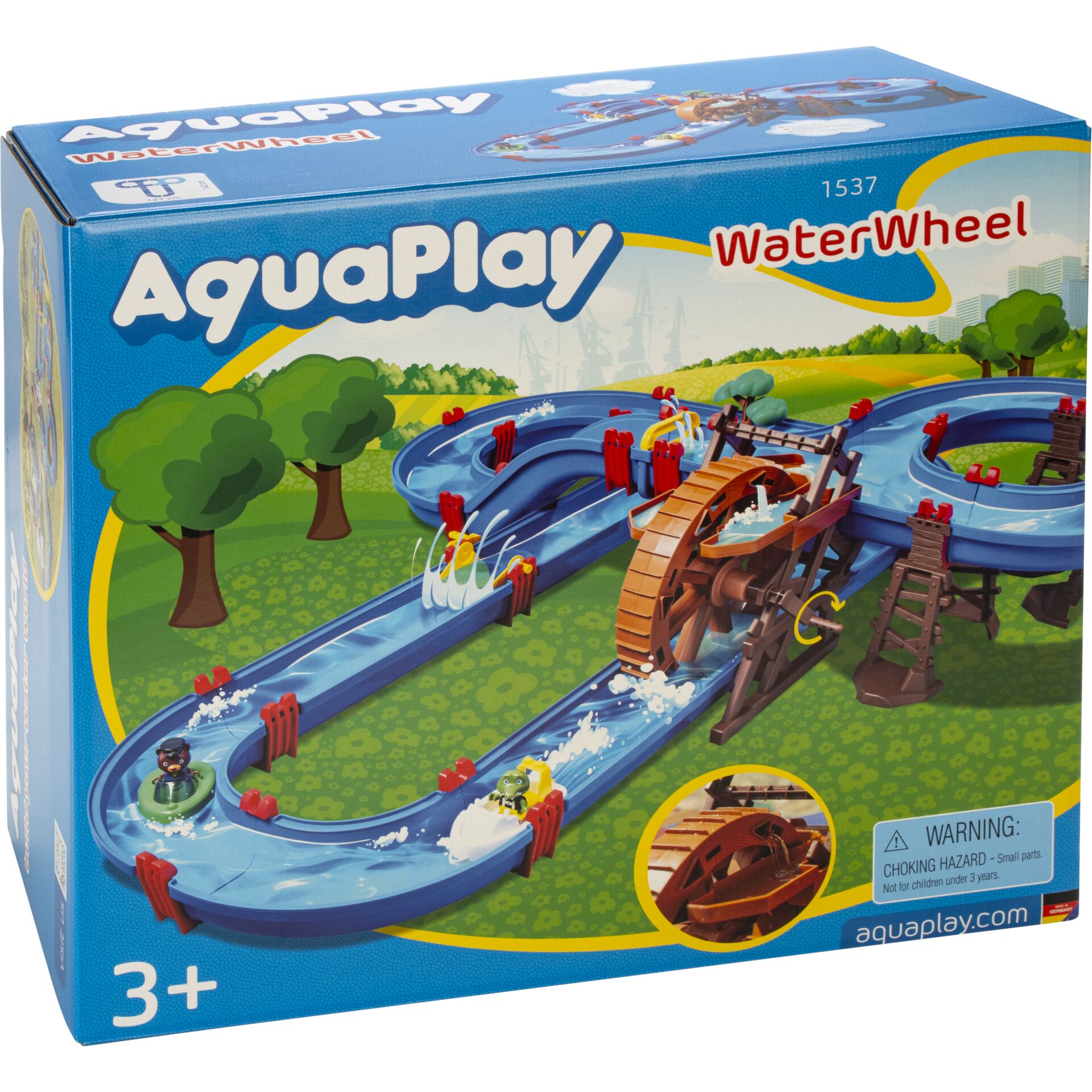 Wasser-Rad, AquaPlay, Wasser-Spiel, Kinder-Spielzeug, Aufbau-Set