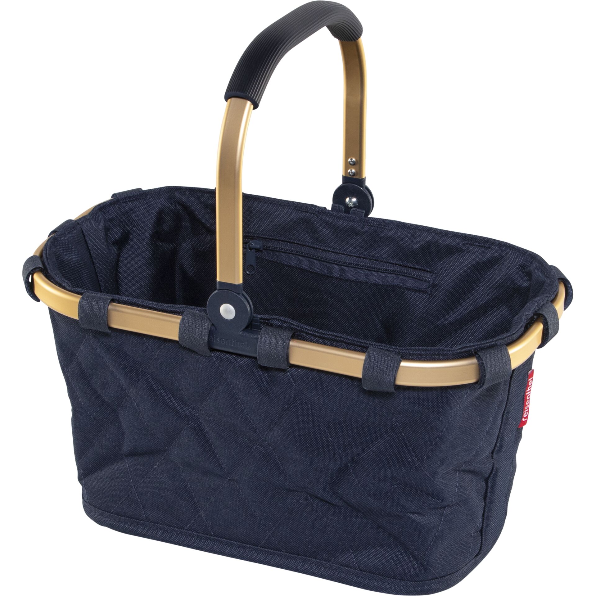 Korb Tasche, Nylon, Gewebe, Quilted Muster, Korb-Tragetasche
