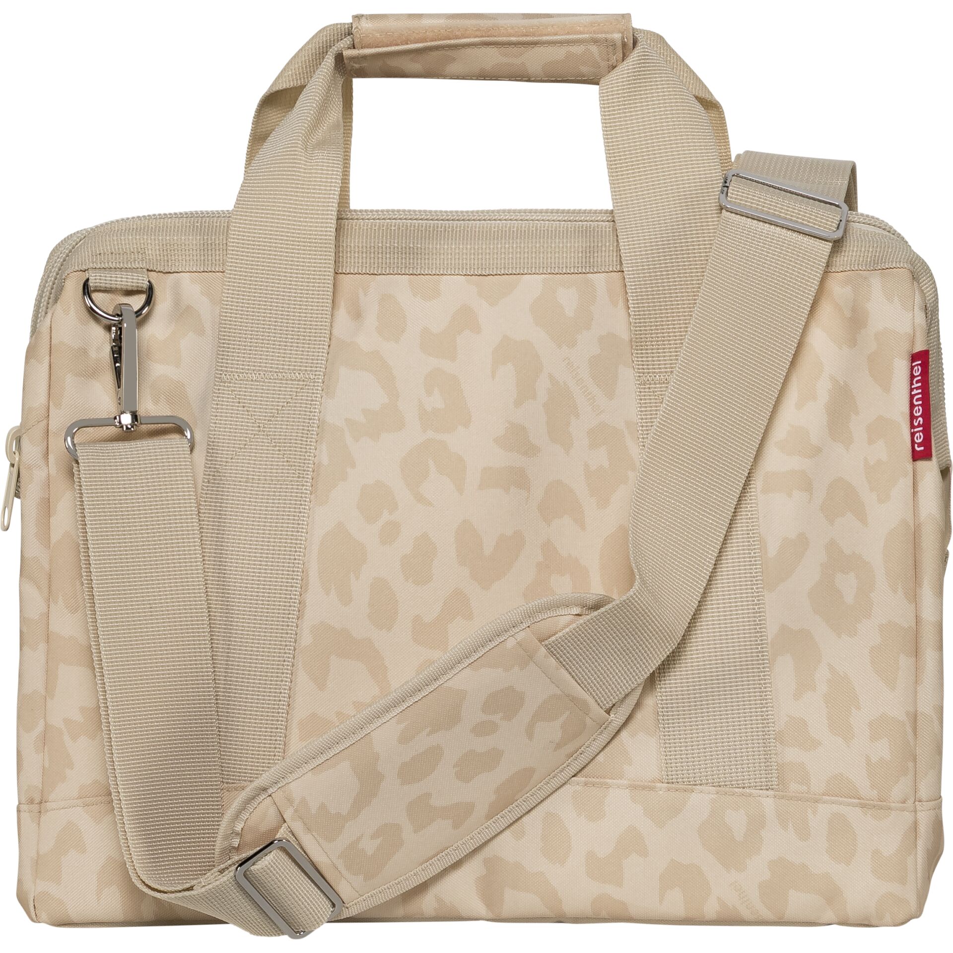 Tasche, Umhängetasche, Leopardenmuster, Beige, Schultergurt