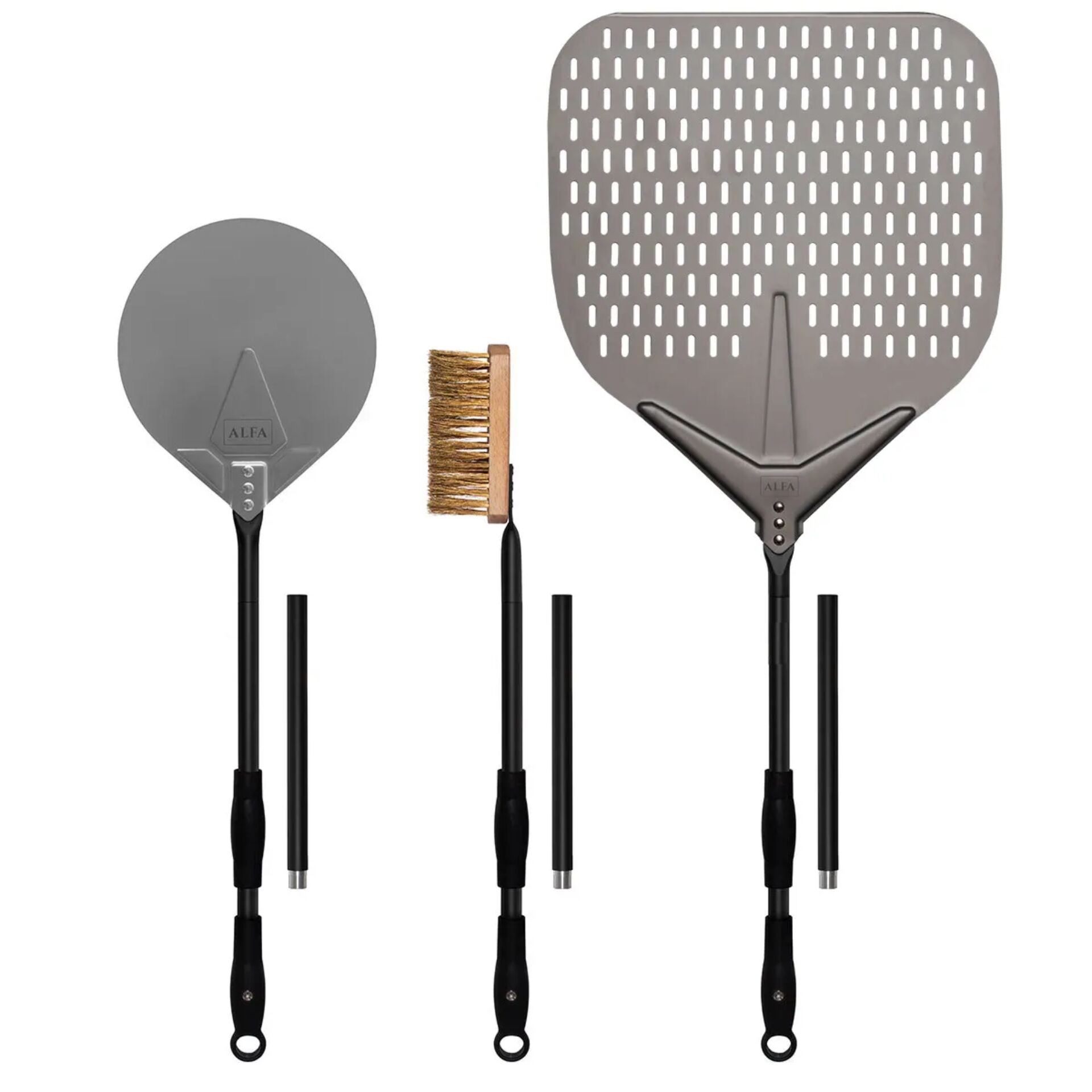 Filzspachtel, Schaufel-Set, Grillzubehör, Pizzaschieber, Bürstenset
