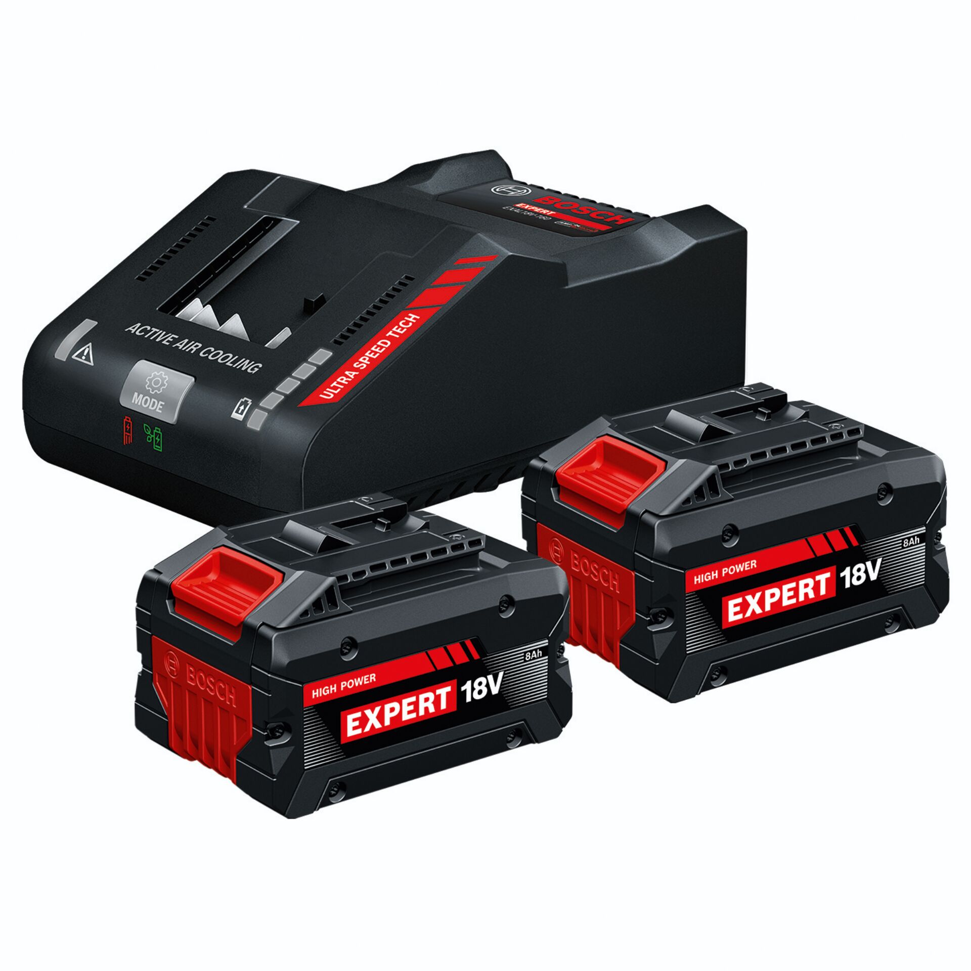 Akku-Batterie, 18V, Li-Ion, High Power, Kompakt-Set