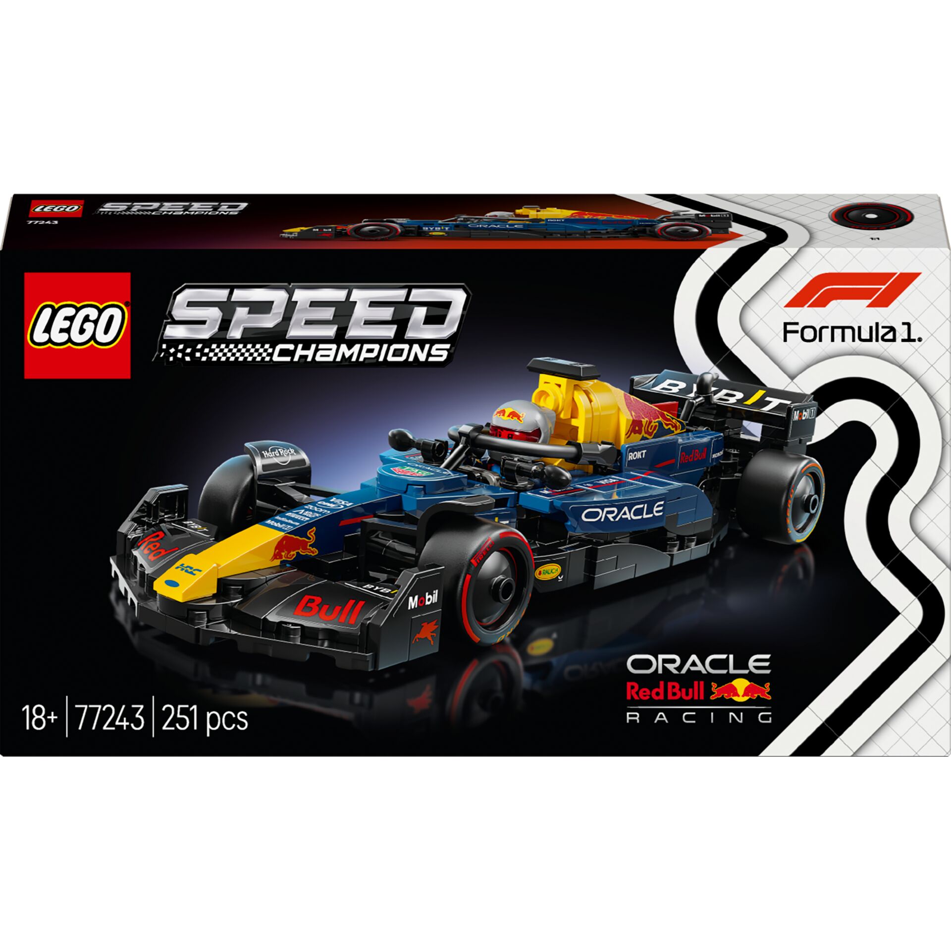 LEGO, Speed Champions, Rennwagen, Formel 1, 251 Teile