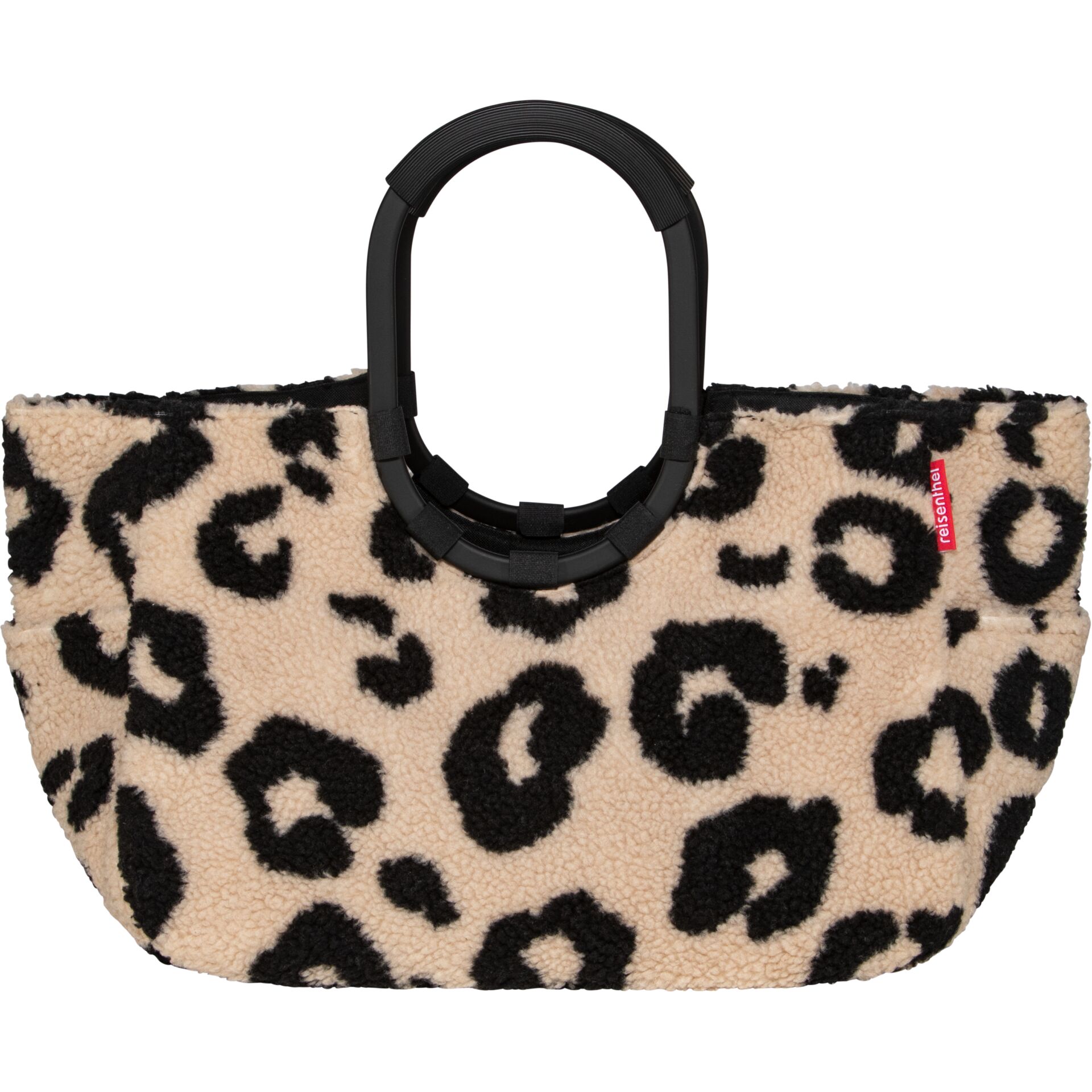 Tasche, Handtasche, Leopardenprint, Sherpa, Henkeltasche