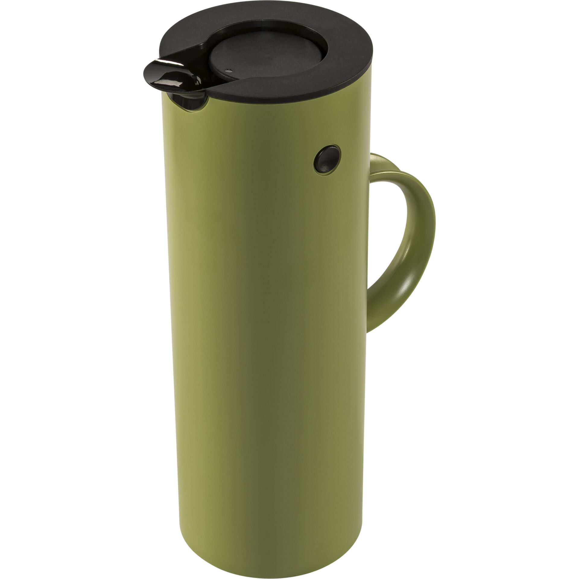 ThermoIsolierbecher, Kaffeebecher, Grün, Schwarzdeckel, Auslaufsicher