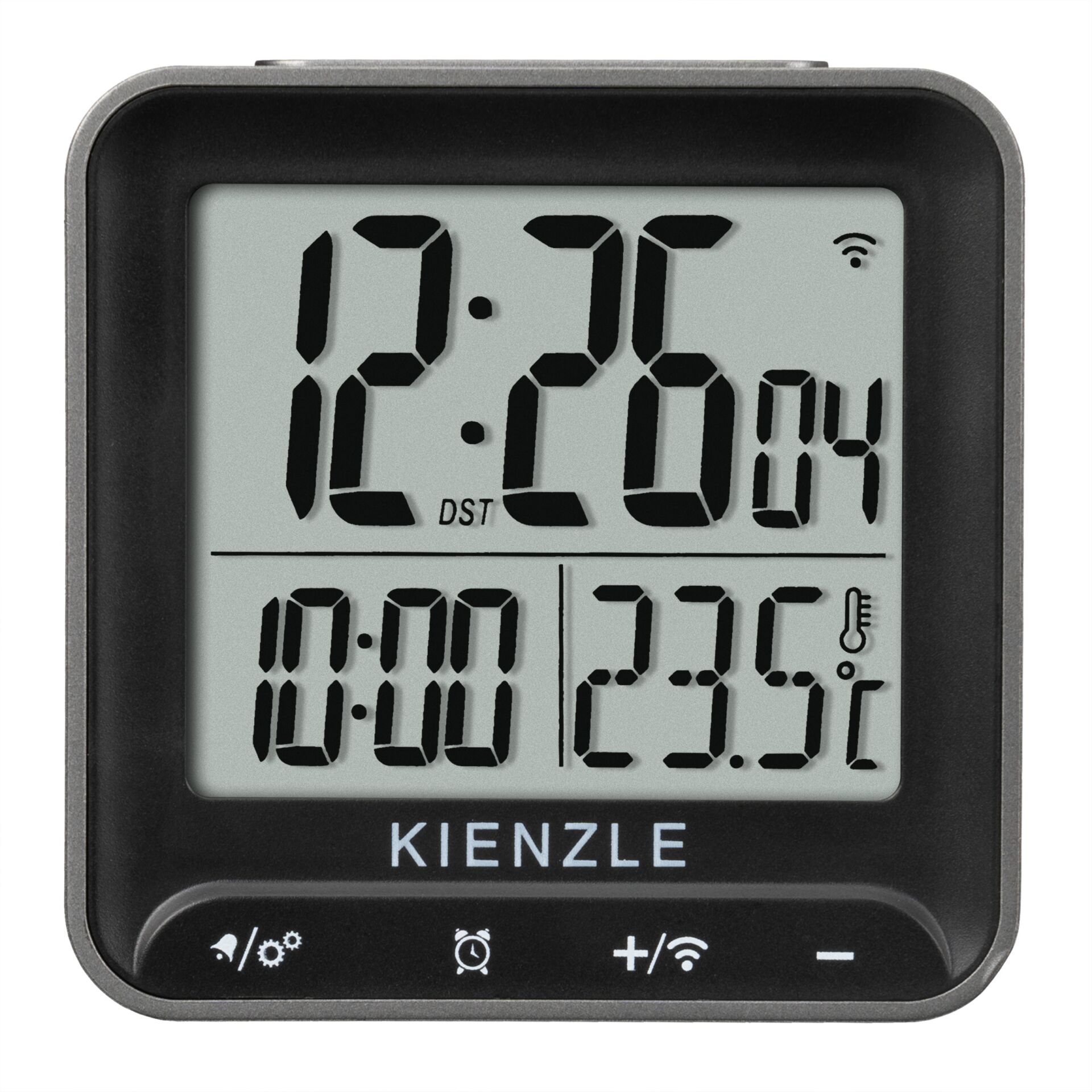 Digitale Uhr, Thermometer, DST, Kienze Logo?, Kleinformat