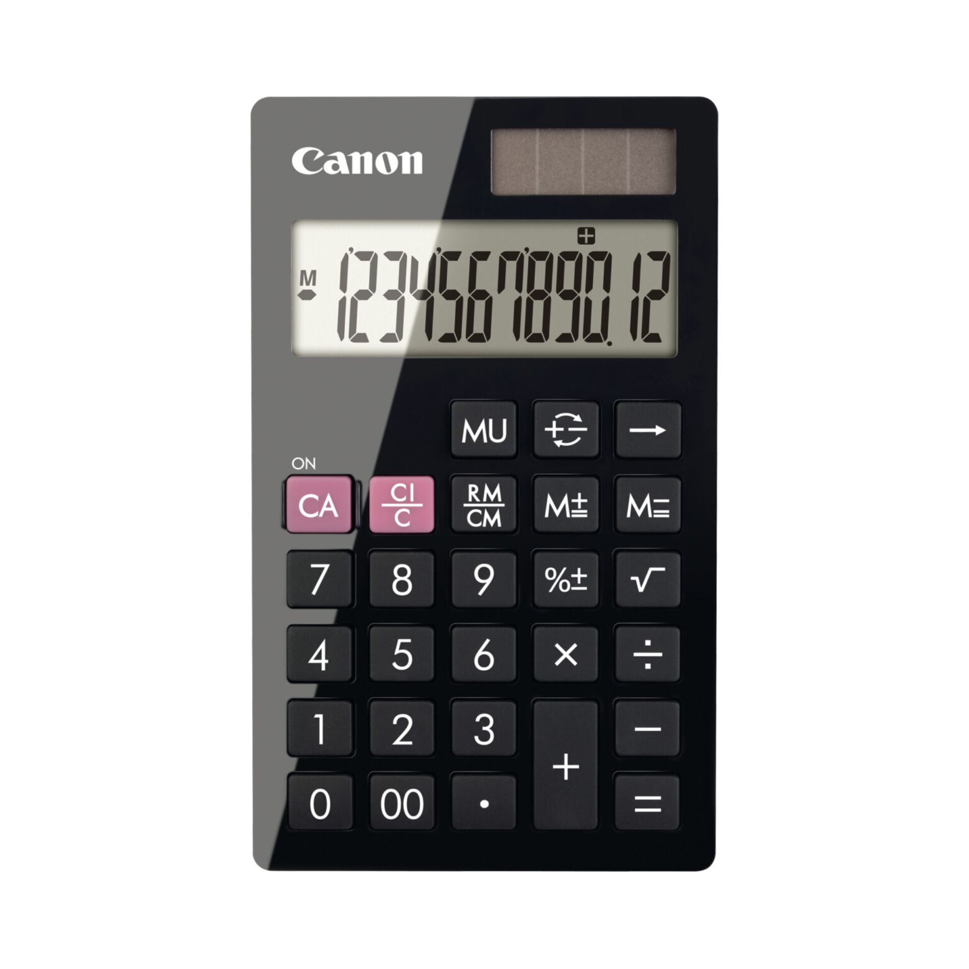 Taschenrechner, Display, Tastatur, Schwarz, Gehäuse