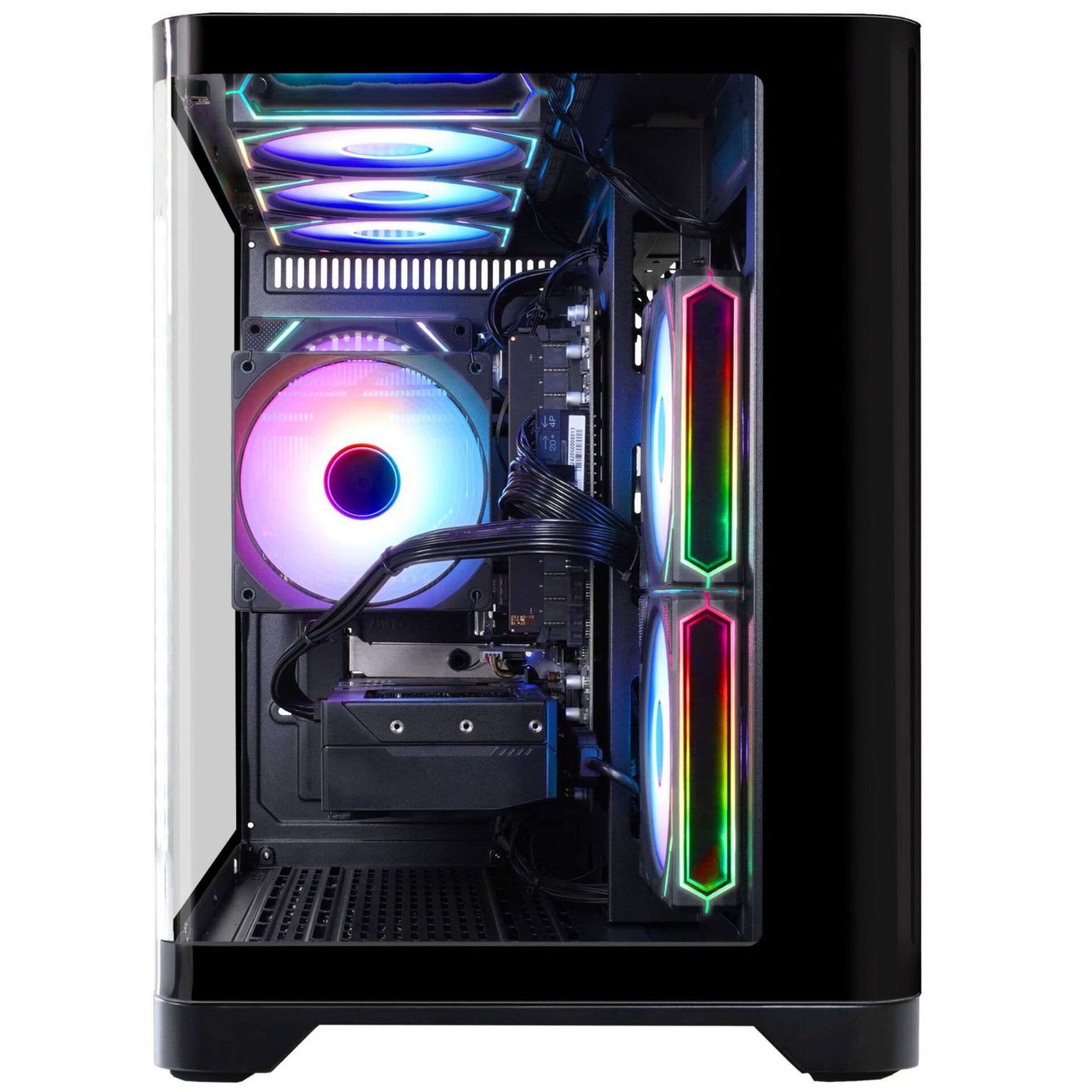 gaming, pc, rgb, gehäuse, mid-tower