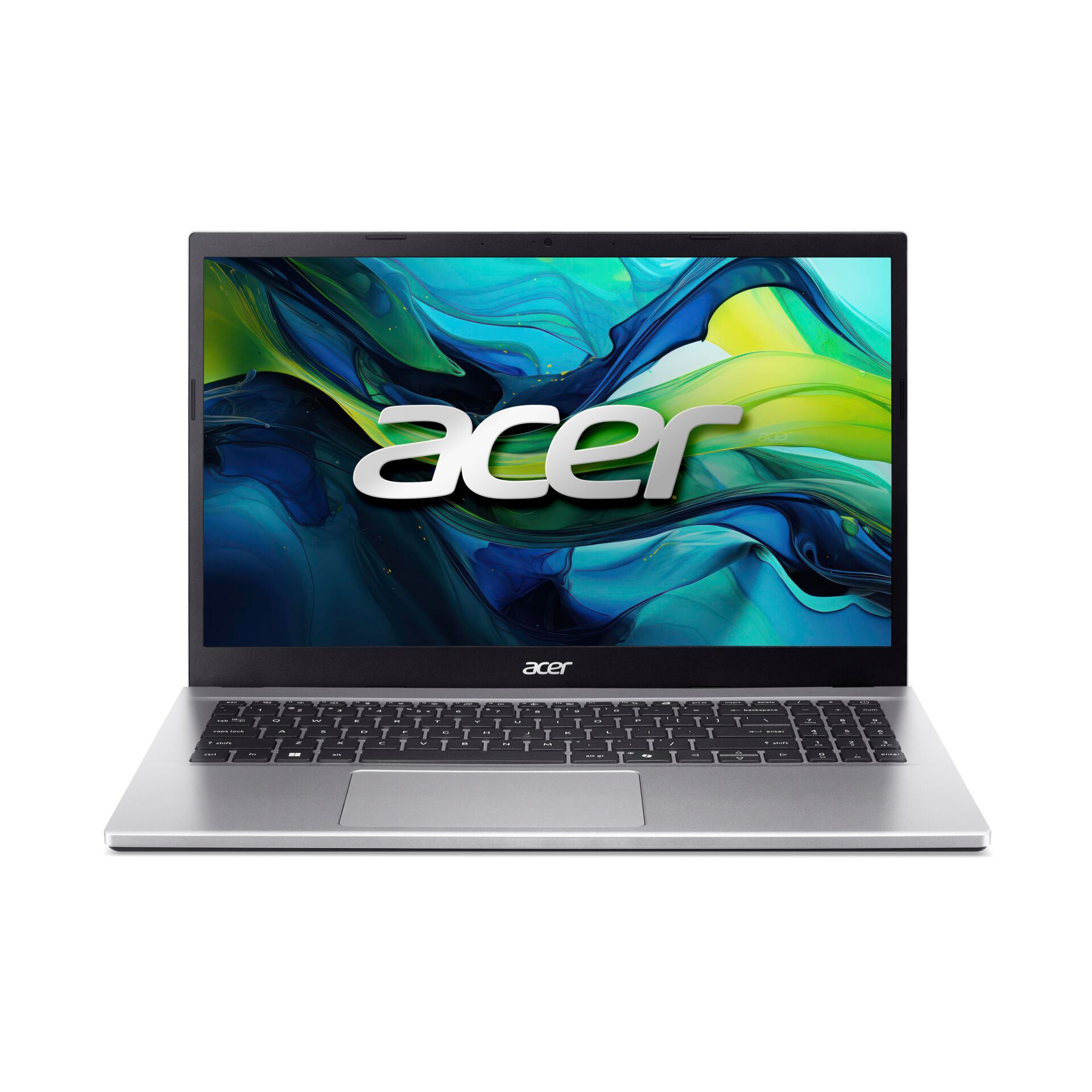 Laptop, 14-Zoll, Silber, beleuchtete Tastatur, HD-Display