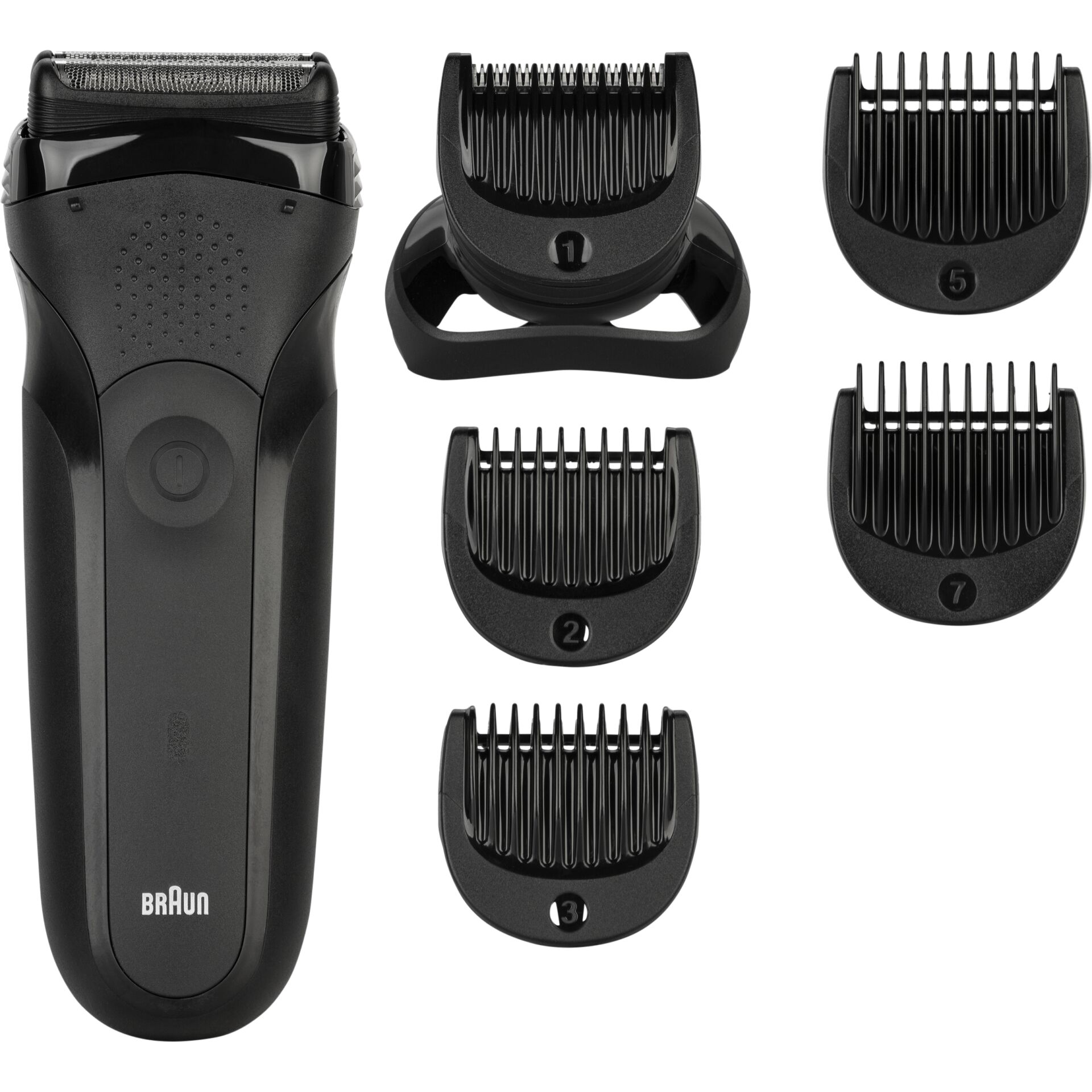 Elektrisches Gerät, Mikrophon, Elektrorasierer, Rasurtrimmer, Haarschneider, Beard trimmer, Aufsätze 1-7