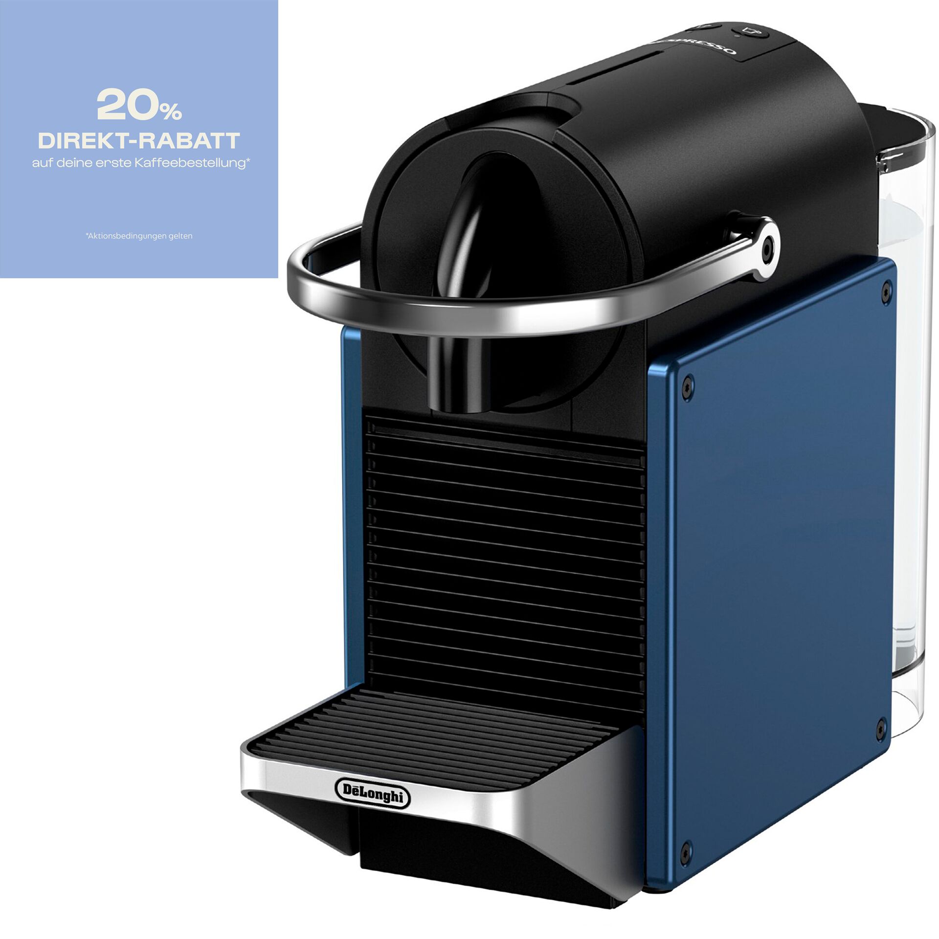 Kaffeemaschine, Nespresso-kompatibel, Kapselmaschine, Kühler?, Metall-Optik, Espresso-Kaffeemaschine, Kaffeemaschine, Kapselsystem, Nespresso kompatibel, Blaues Gehäuse, Kaffeemaschine, Kapselmaschine, Espresso, Gehäuse blau, Kapselsystem