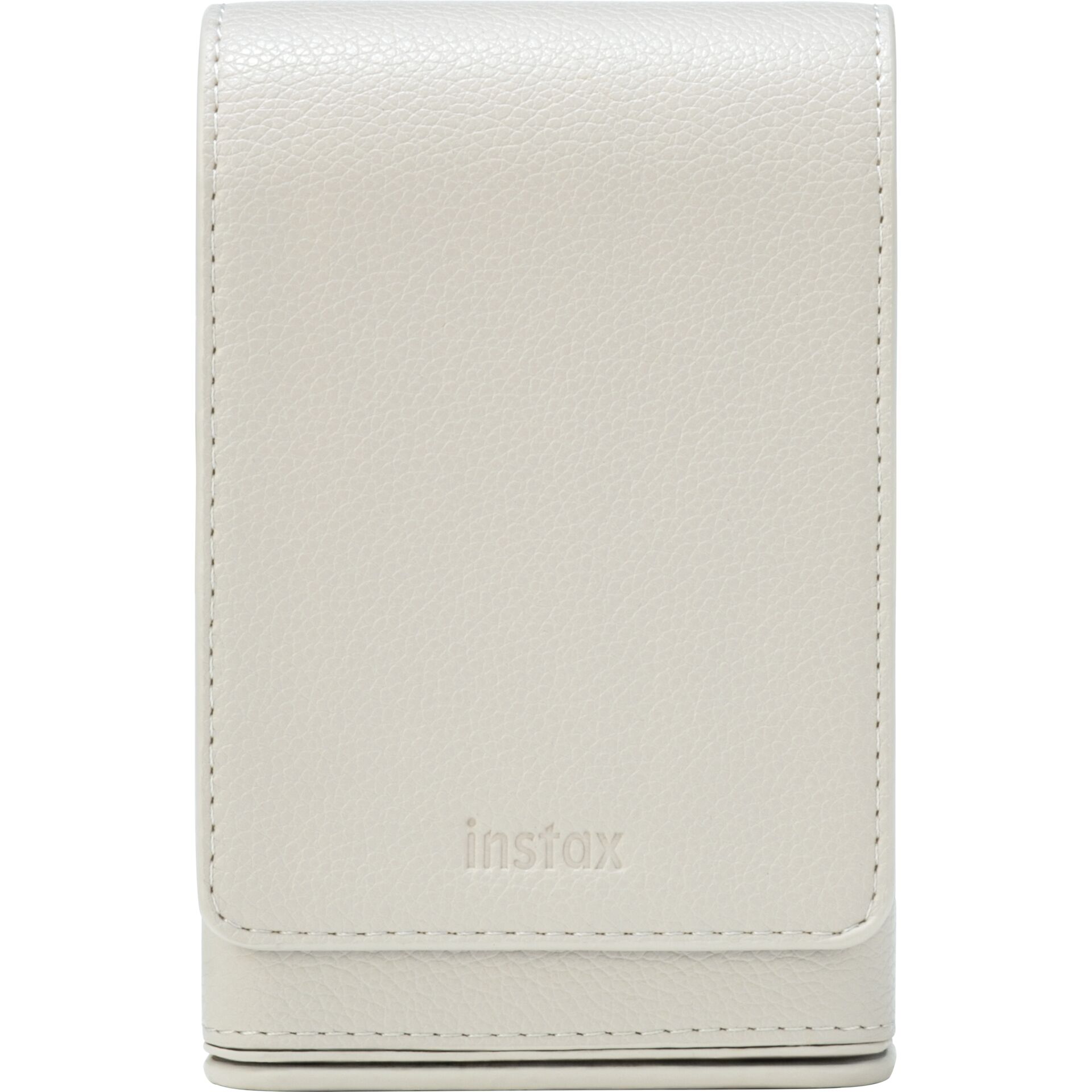Kamera-Case, Lederhülle, weiße Farbe, Kartenfach, Prägnante Tasche