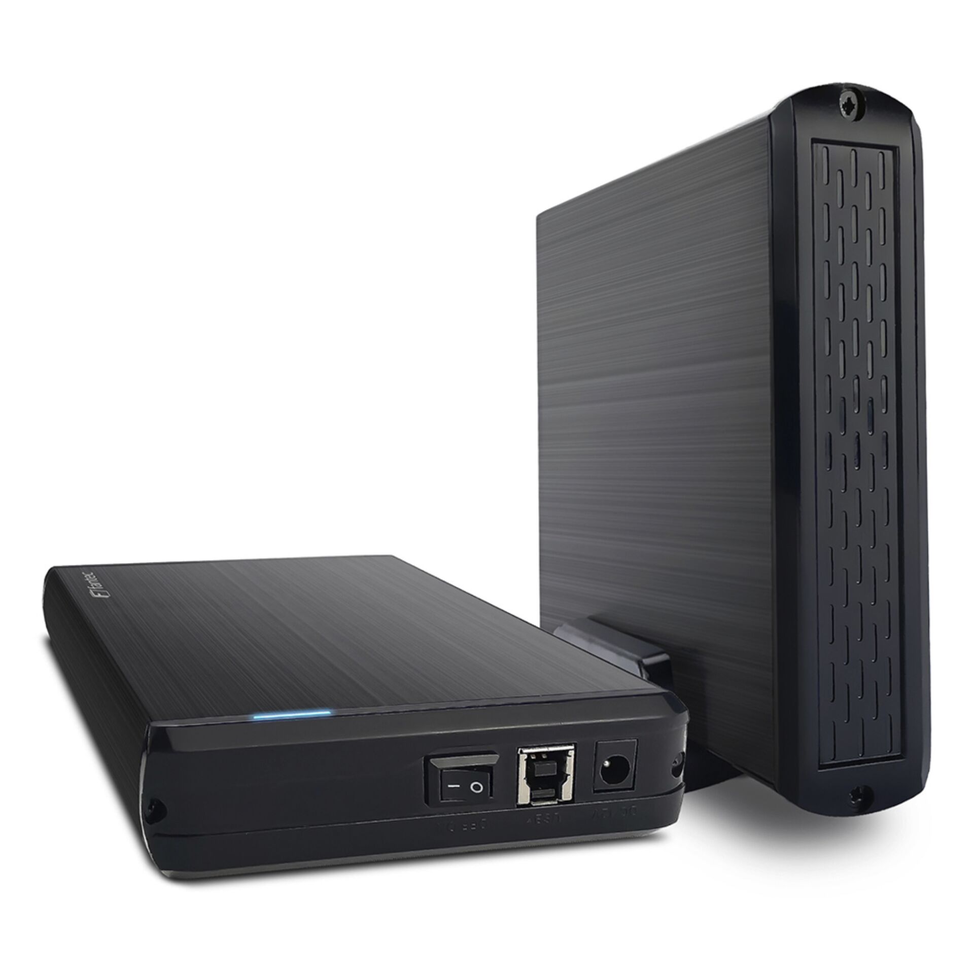 Externes HDD, USB 2.0/USB 3.0, 2.5 Zoll, Aluminiumgehäuse, Spiegelung/Schwarz