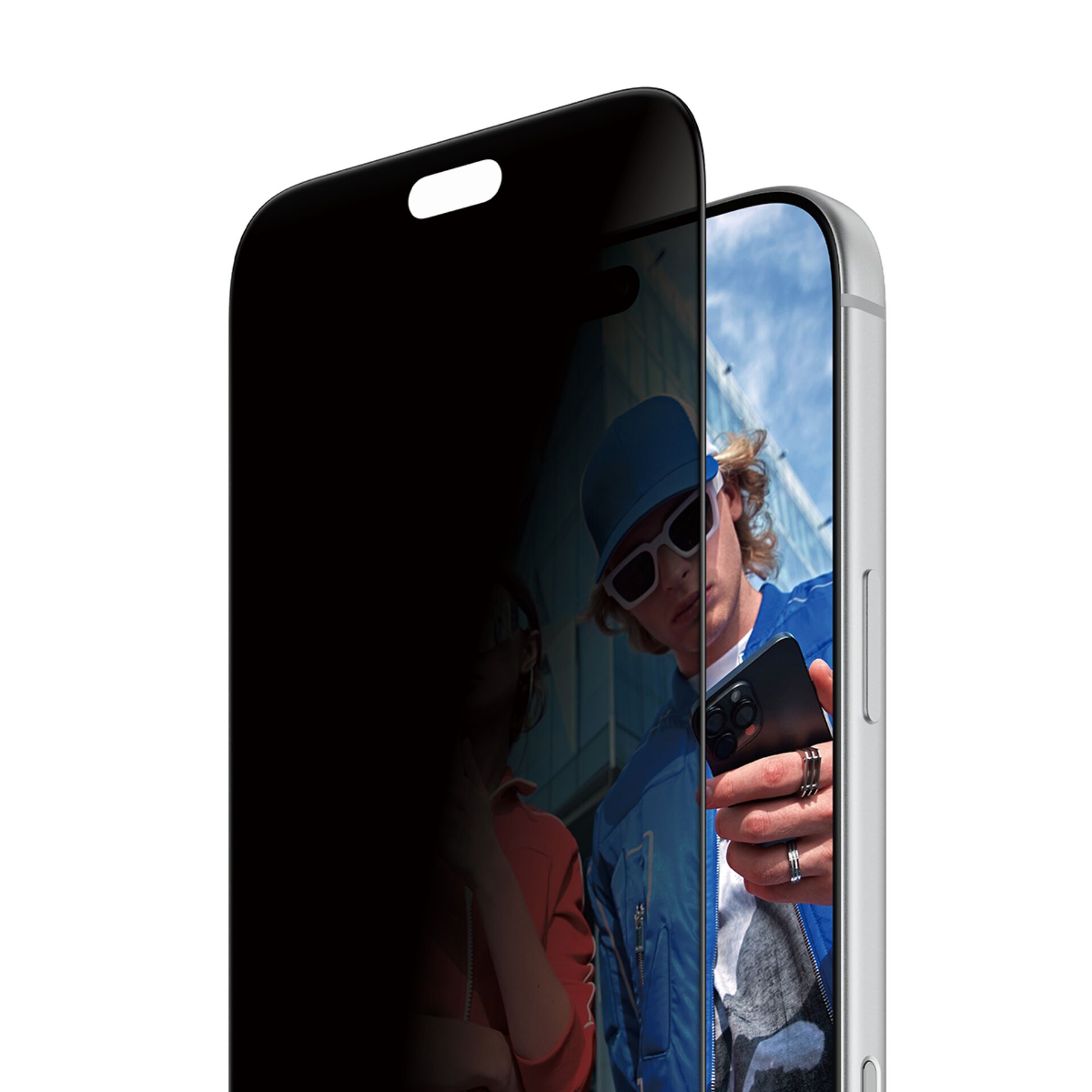 smartphone, Telefon, Notch, Randdisplay, Dualbildseite