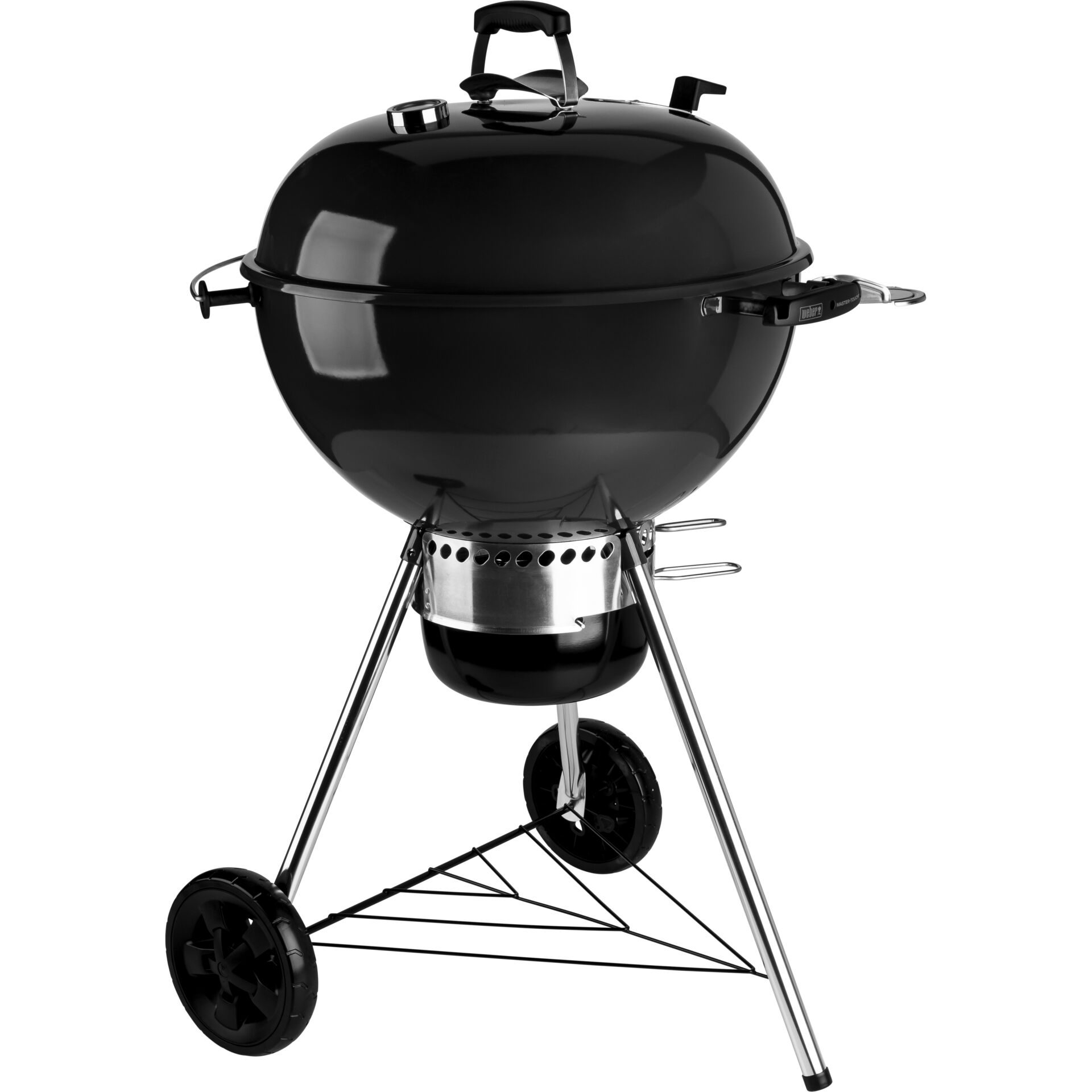Grill, Kugelgrill, Edelstahl, Schwarz, Trittgrill