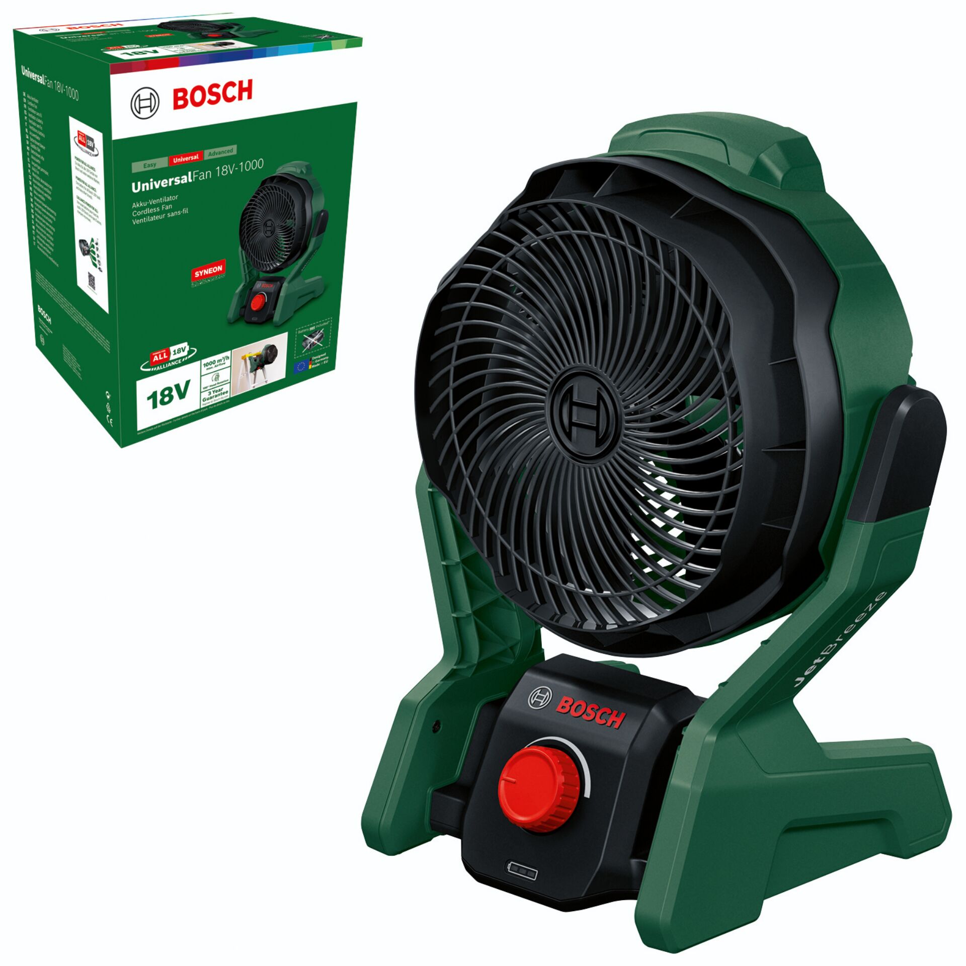 Ventilator, Tischventilator, 18V, Bosch, Tragbar