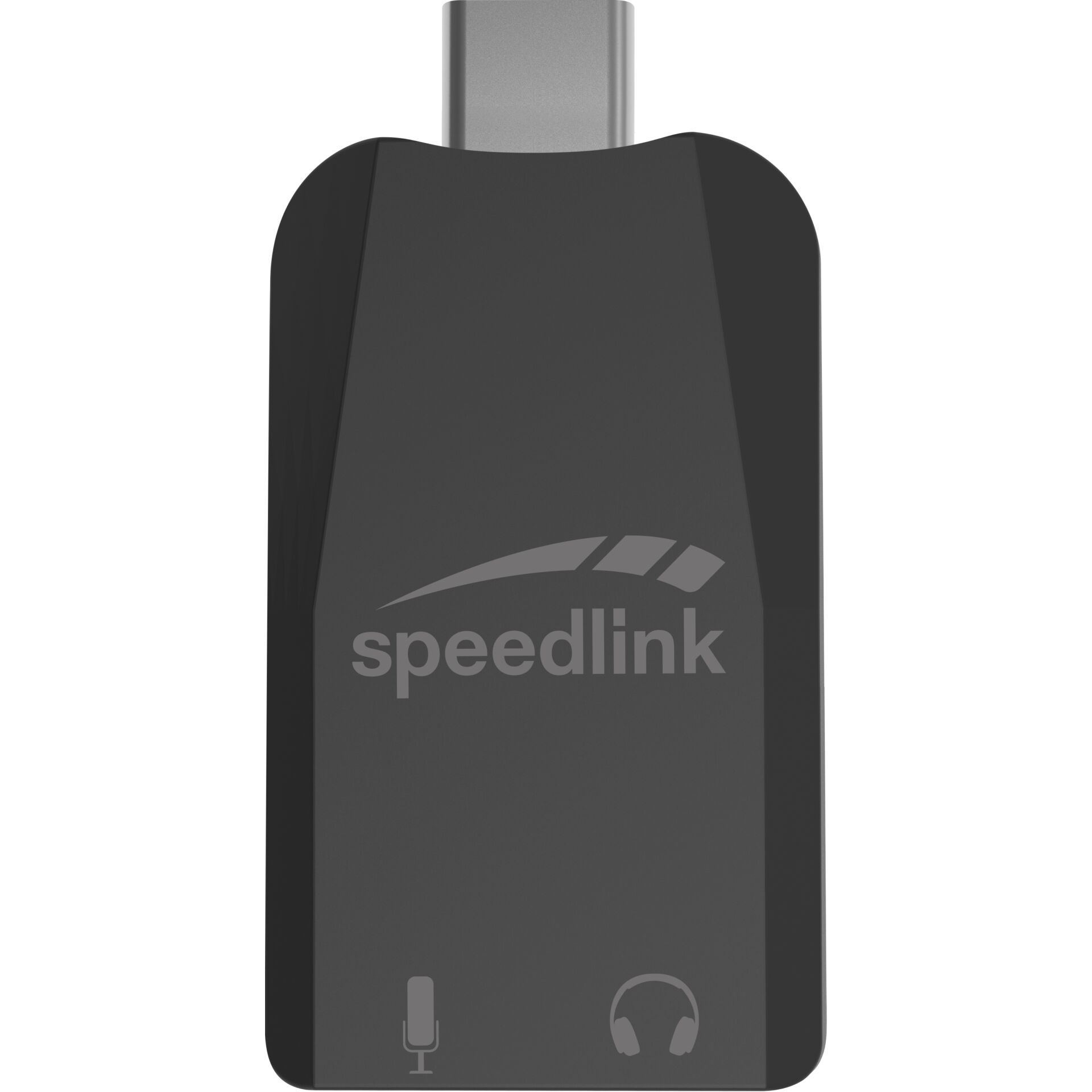USB-C-Adapter, Dongle, Schwarz, Audioanschluss, Headset