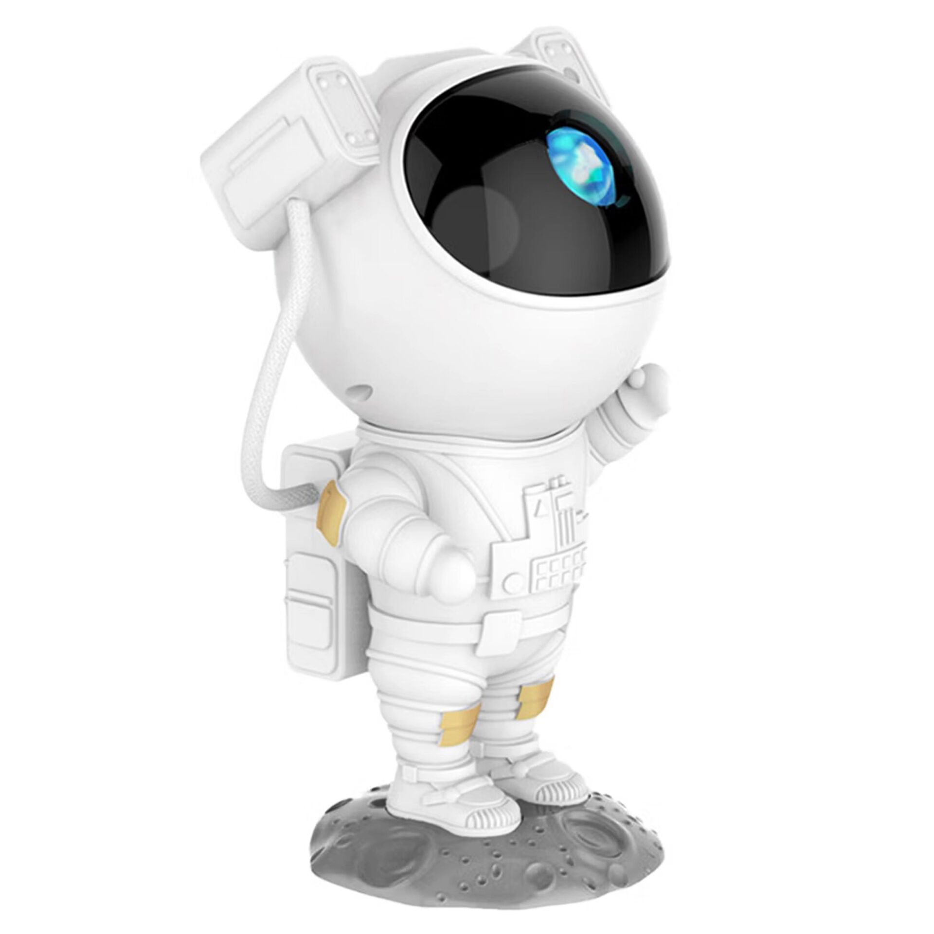 Astronautfigur, Weltraumanzug, Weiße Figur, Roboter-Spielzeug, Basisplatte