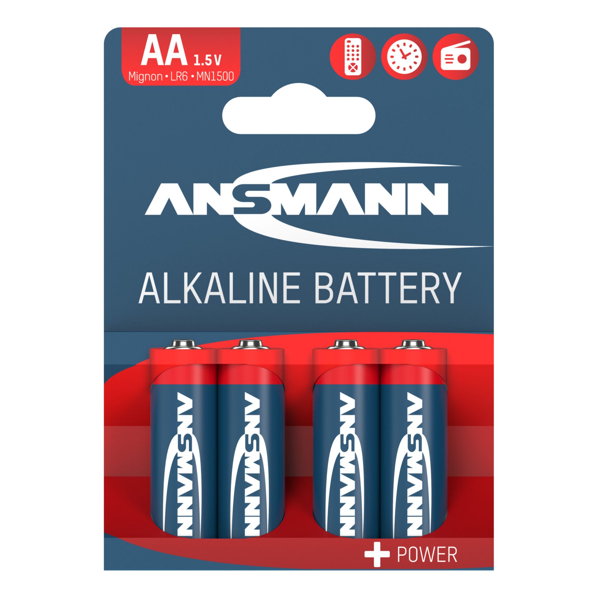 20x4 Ansmann Alkaline Mignon AA  LR 6 red-line            5015563