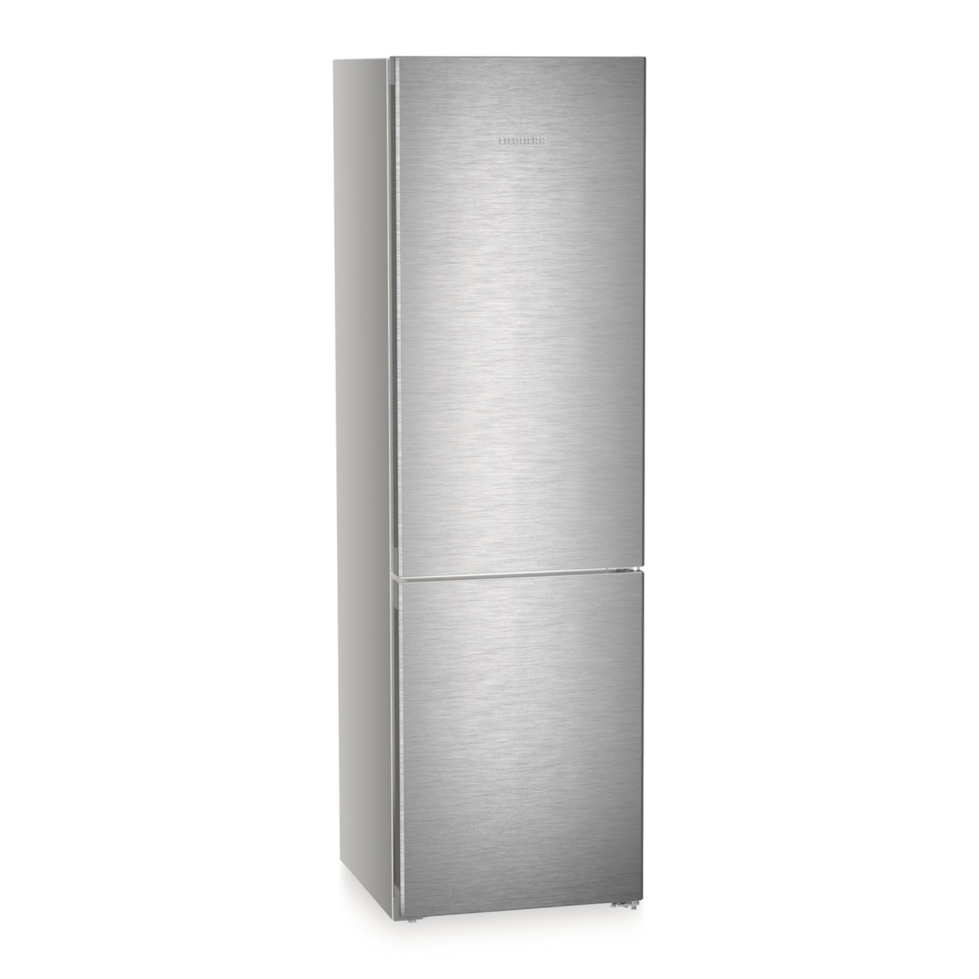 Kühl-Gefrier-Kombi, Stahl, Brushed Metal, Freistehend, No-Frost