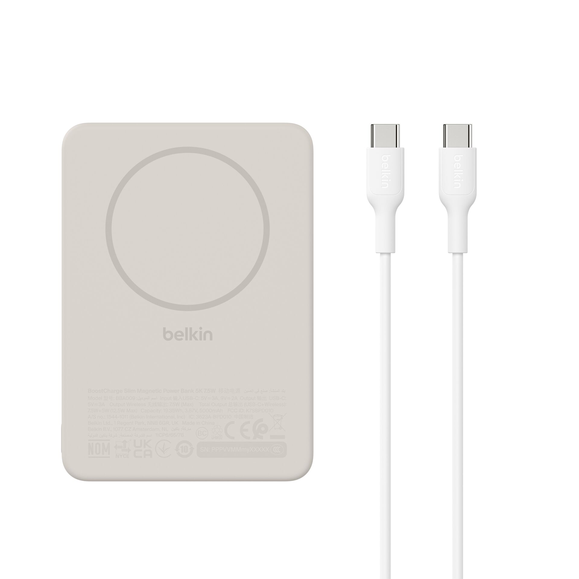 powerbank, drahtlos, magnetisch, usb-c, belkin