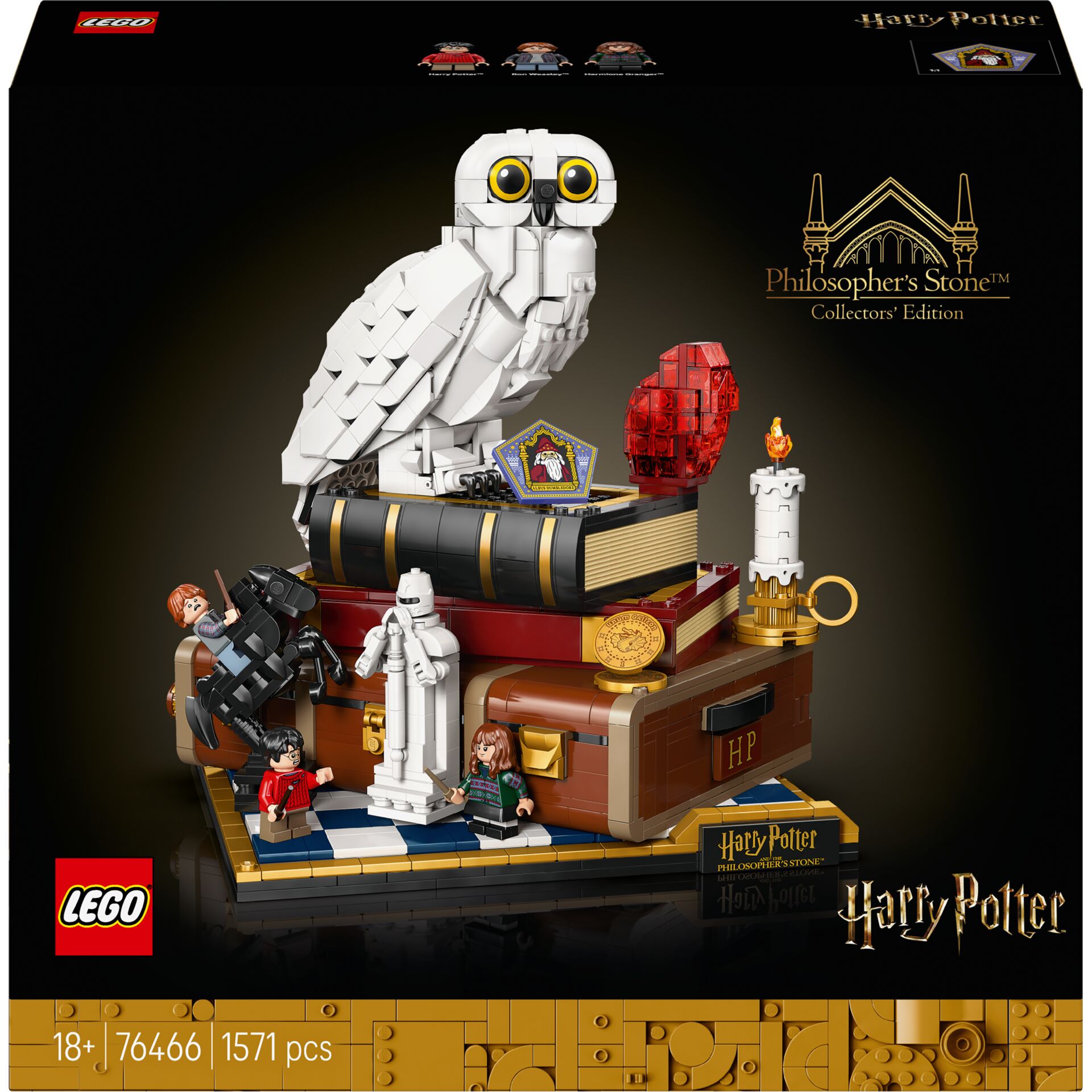 Eule, Schatztruhe, Lego-Set, Harry Potter, Philosopher's Stone