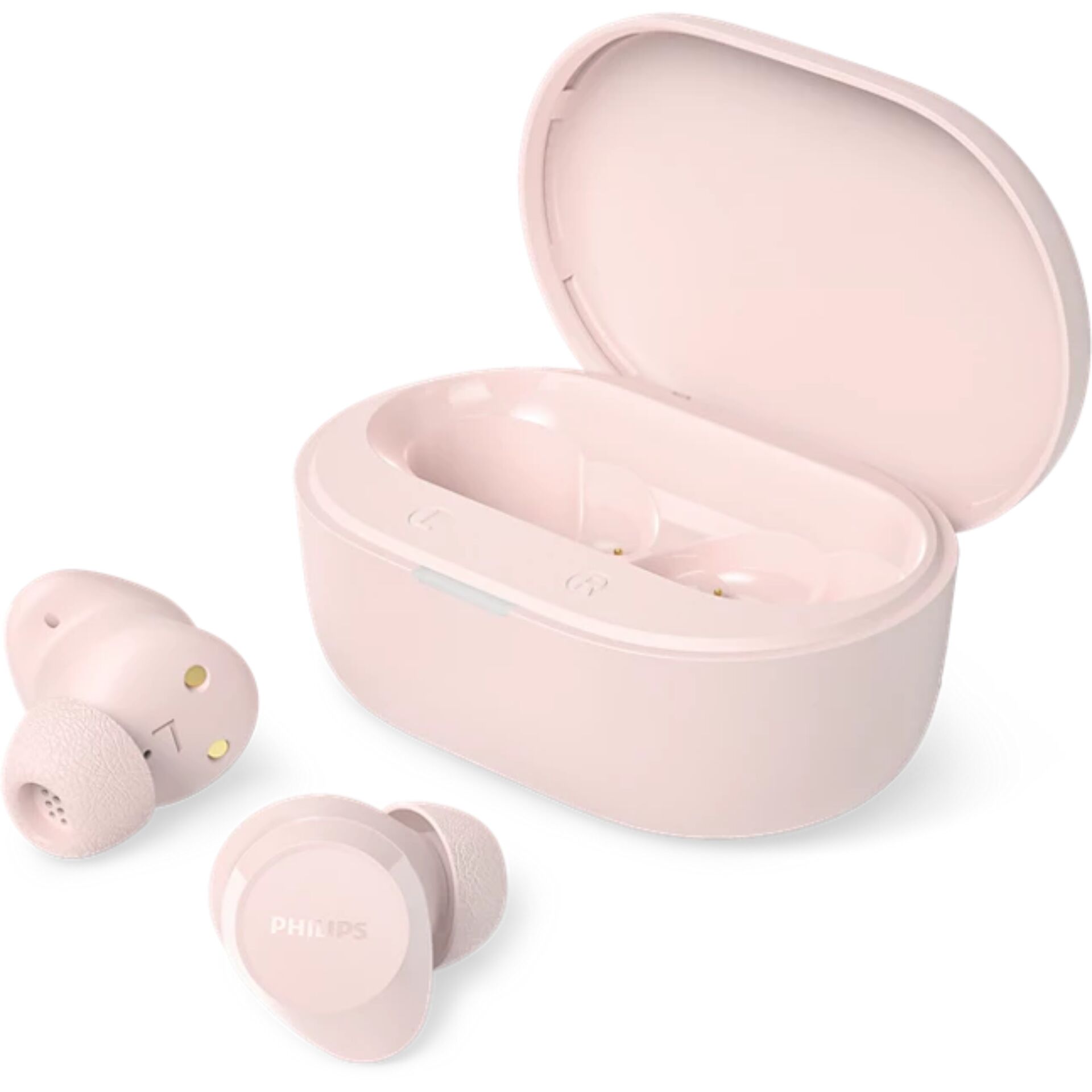 Kopfhörer, In-Ear, Bluetooth, Case, rosa