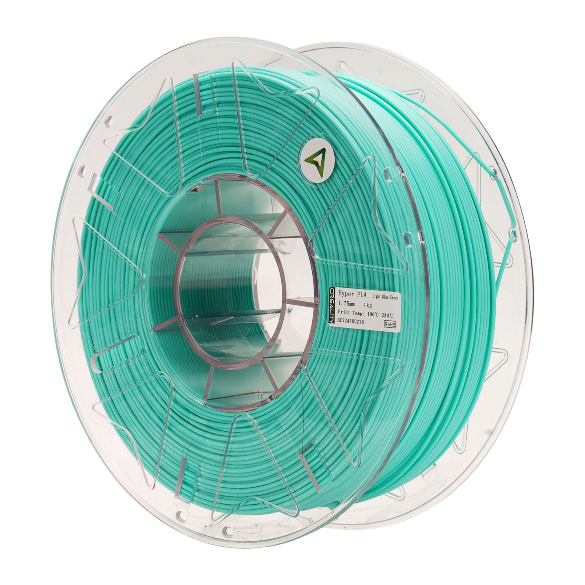 3D-Druck Filament, PLA Filament, Mintgrün, Spule, Zylindrische Reel