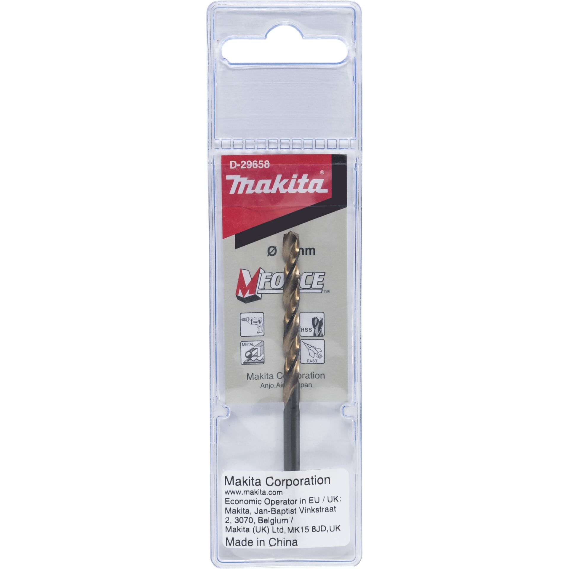 Makita M-FORCE Bohrer  HSS 4.0x75mm