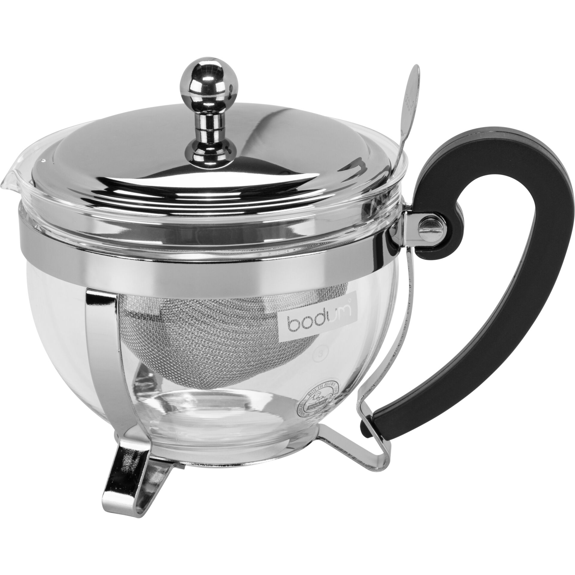 Teekanne?, teesiebesser?, glass kettle?, glass teapot, Bodum, stainless steel, filter, accent?